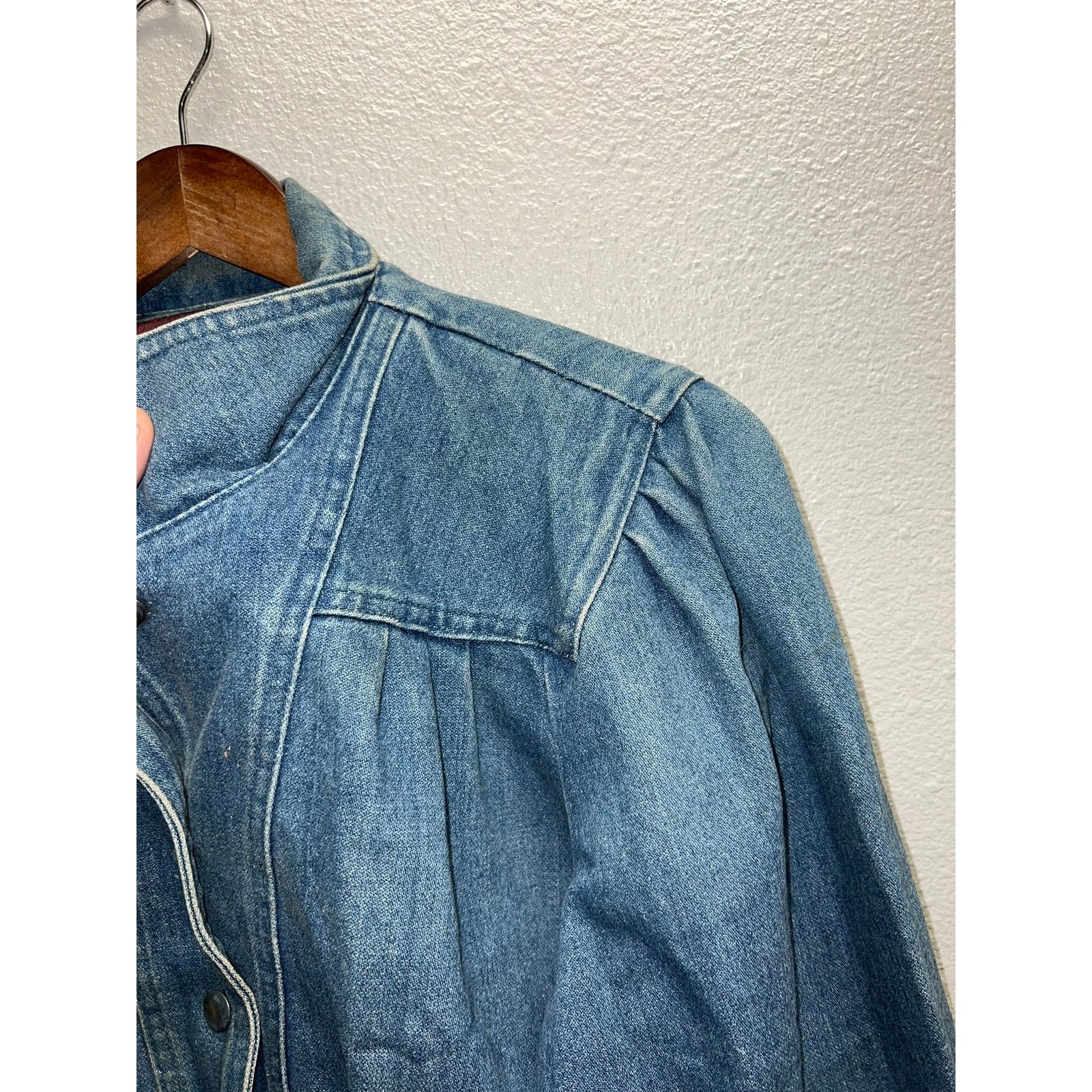 Vintage Womens Vintage Sergio Valente Denim Jacket Button Up 90s l Size L / US 10 / IT 46 - 3 Thumbnail