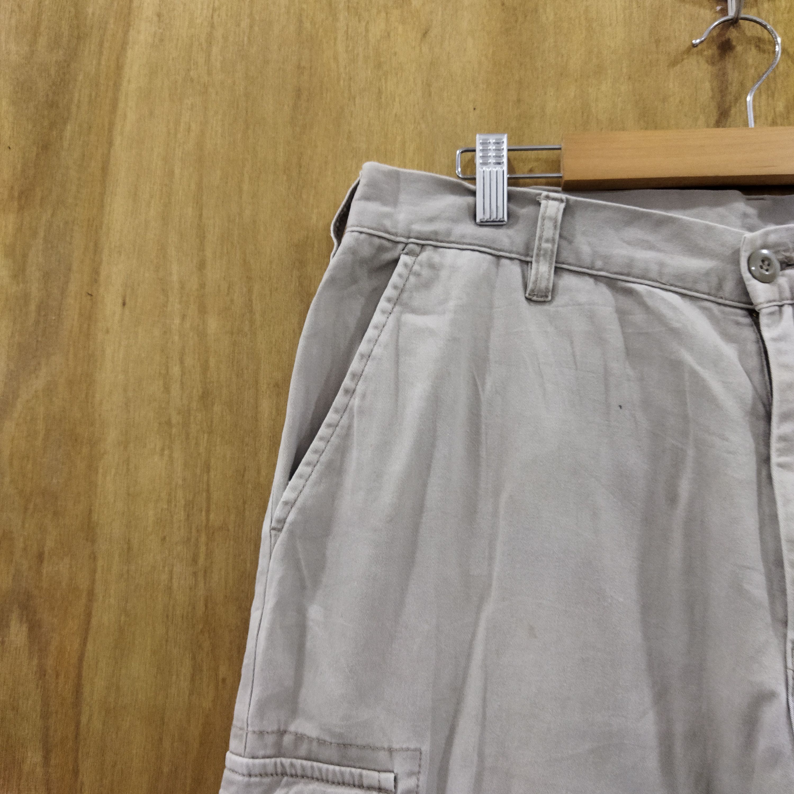 Japanese Brand TROY BROS GREY CARGO PANTS Size US 34 / EU 50 - 4 Thumbnail
