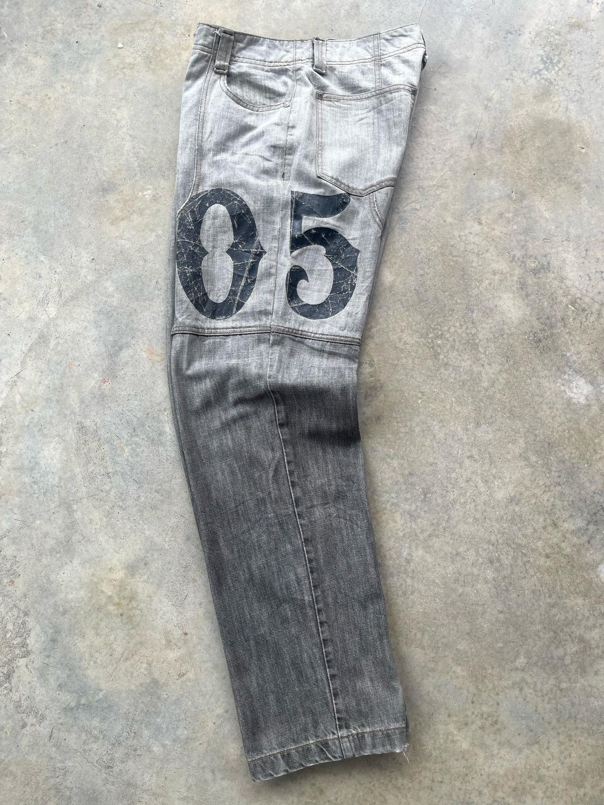 Fubu × JNCO Vintage Y2K Fubu Gradient Dye Jeans Pant Size US 32 / EU 48 - 15 Thumbnail