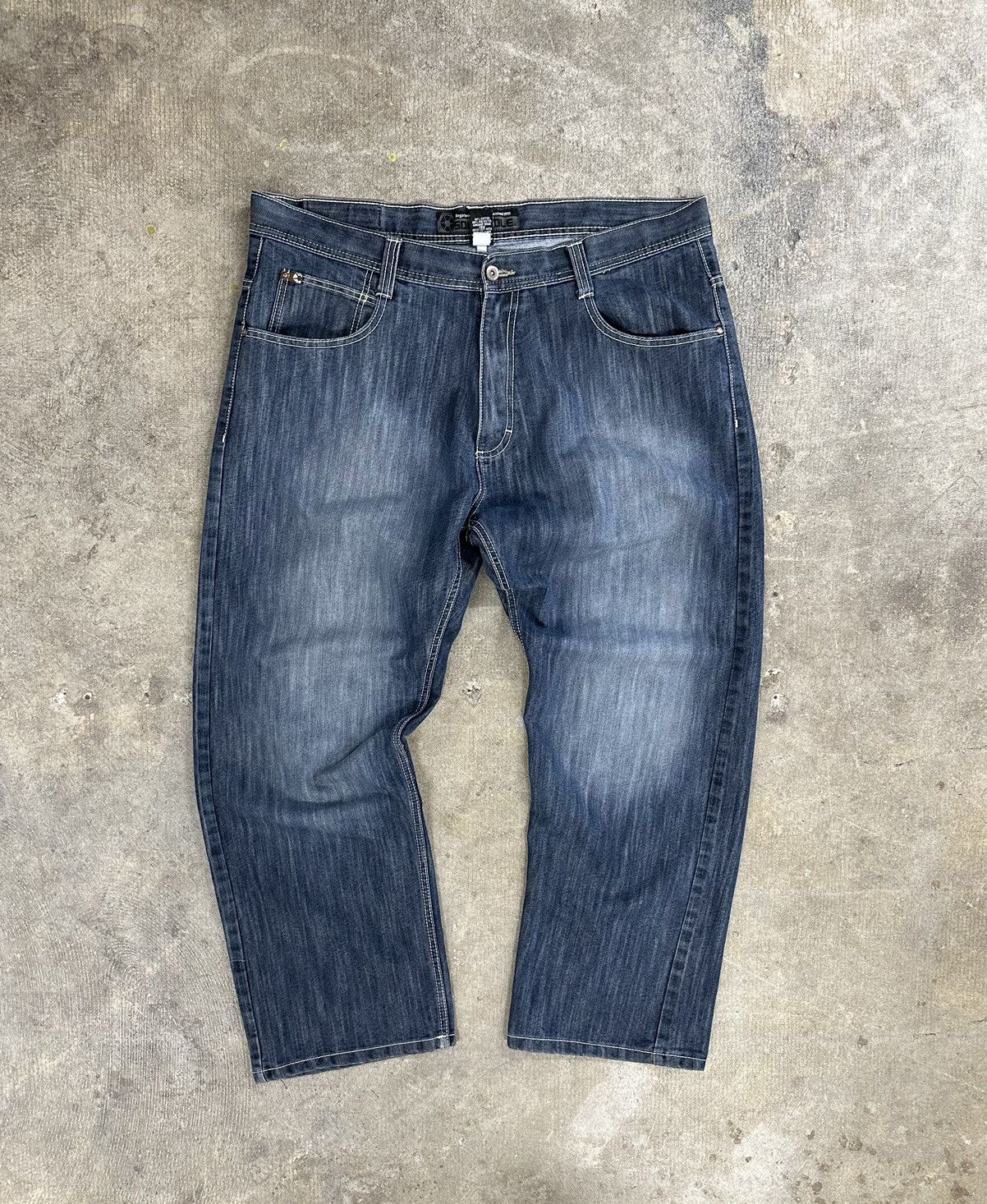 Southpole × Vintage Crazy Y2K Southpole Baggy Wide Leg Skater Jeans Size 42 Size US 42 / EU 58 - 2 Thumbnail