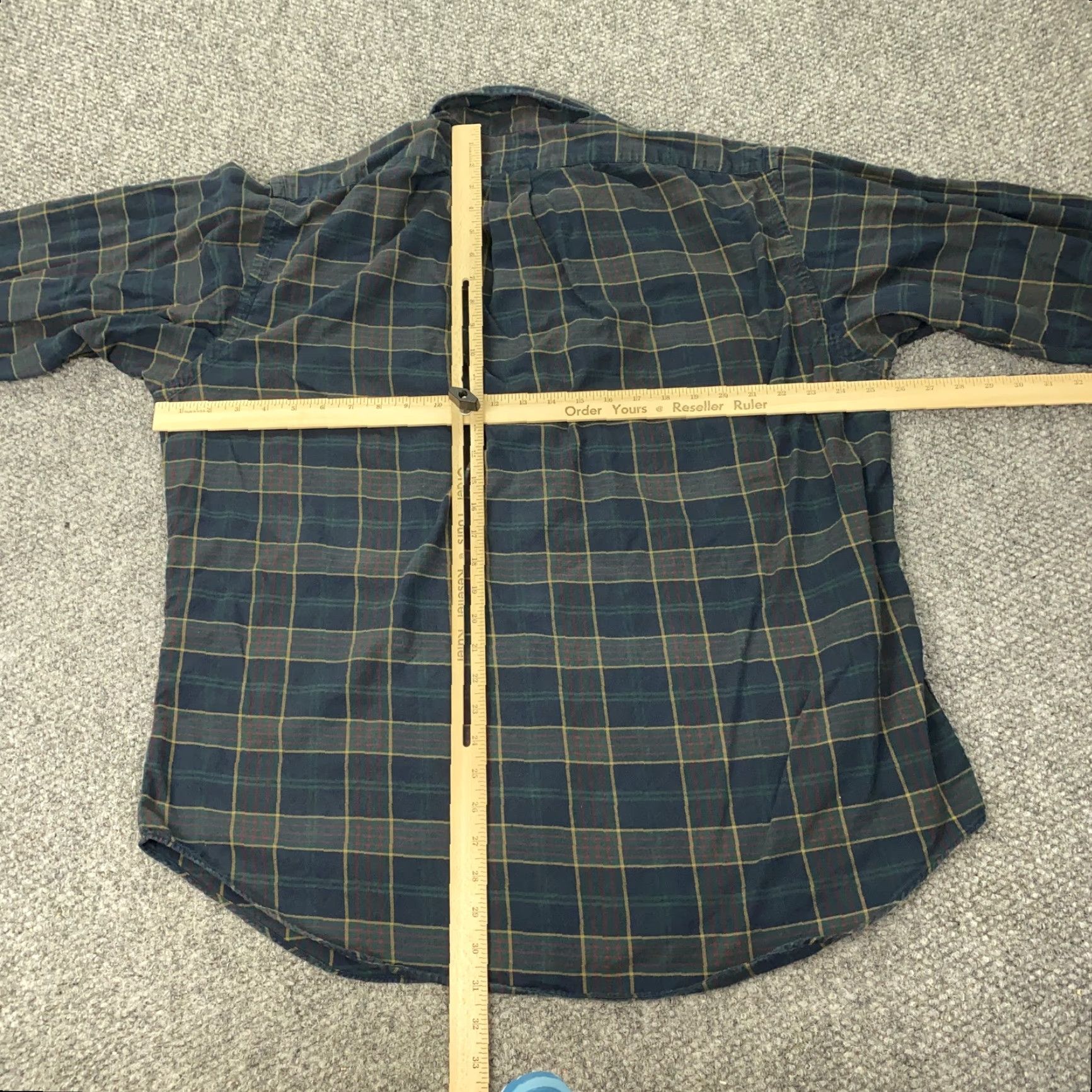Ralph Lauren VINTAGE Ralph Lauren Shirt Mens Large Plaid Flannel Button-Down Casual Preppy Embroidered Pony Logo Green Size US L / EU 52-54 / 3 - 5 Thumbnail