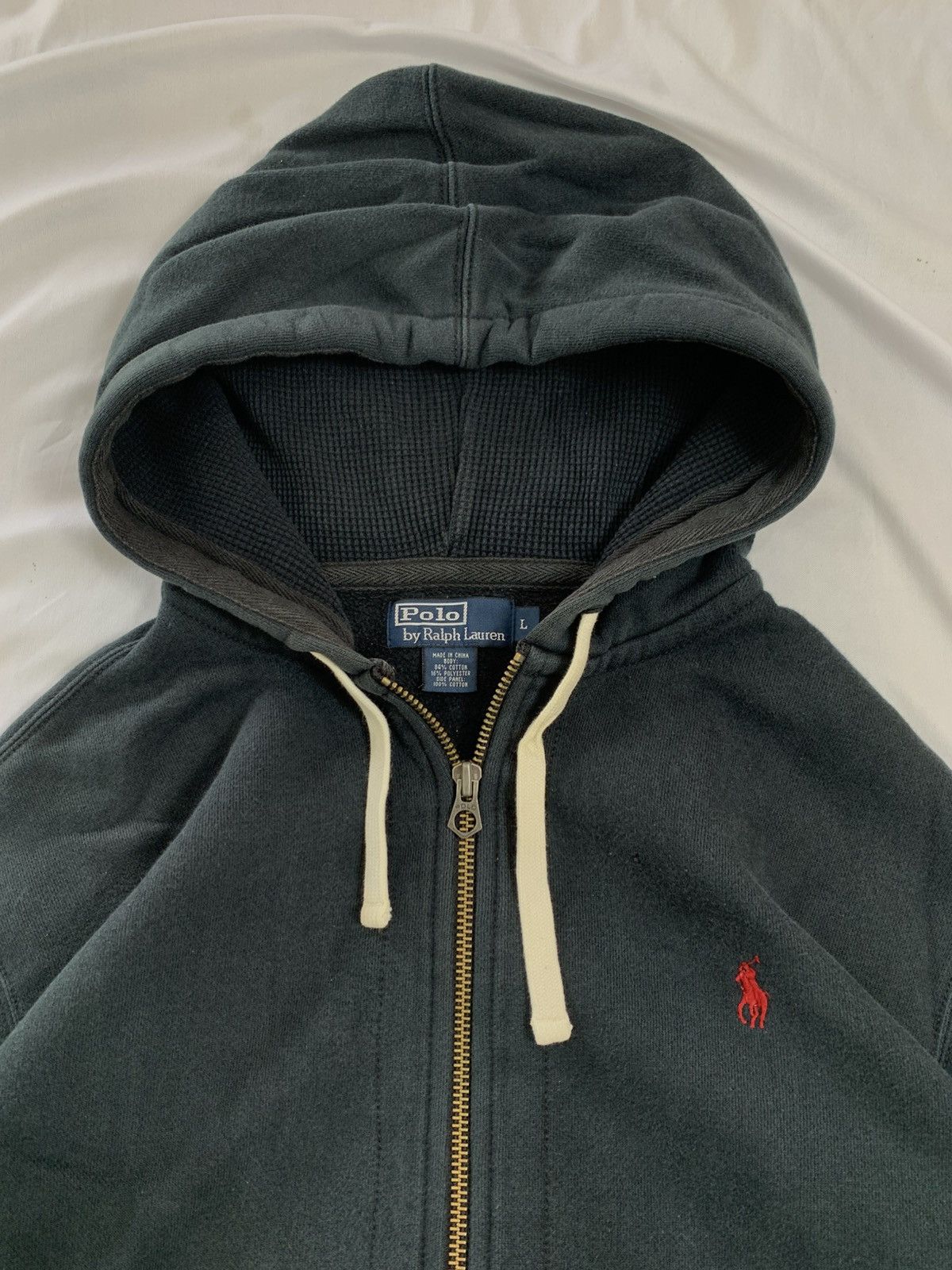 Ralph Lauren vintage zip polo ralph lauren hoodie bro Size US L / EU 52-54 / 3 - 6 Thumbnail