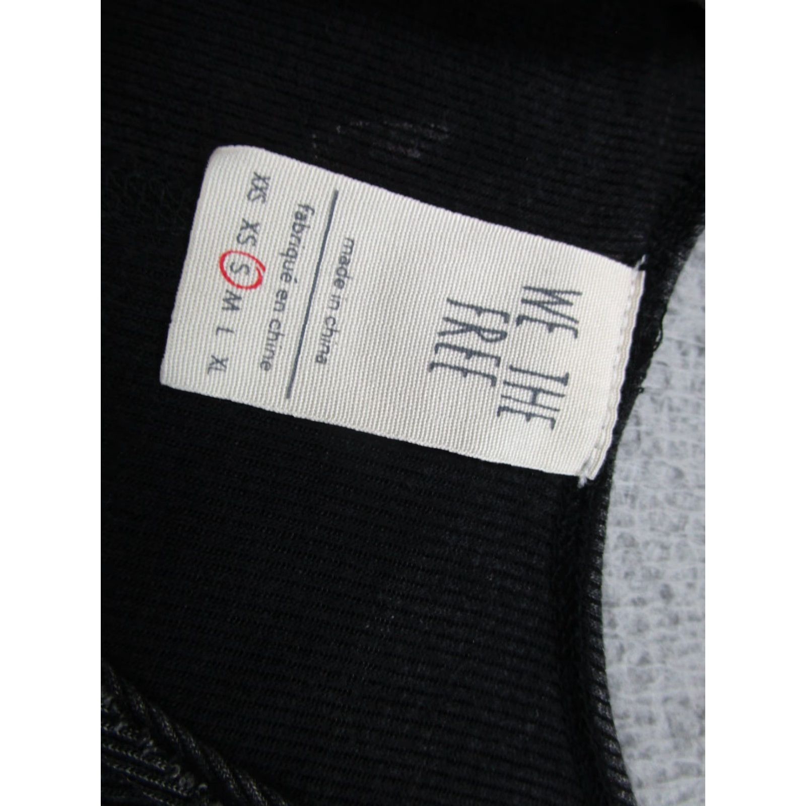 Free People Free People Tank Womens S Black Deep V Top twisted Strap Goth Whimsy Witchy Grunge Size S / US 4 / IT 40 - 4 Thumbnail