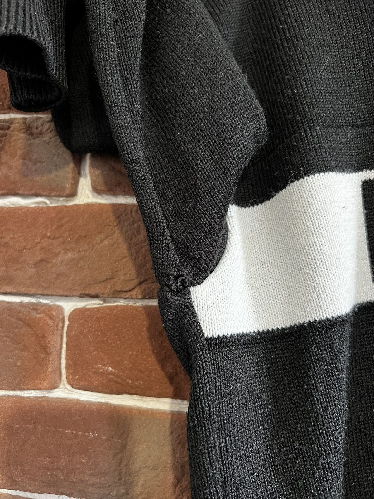 Diesel Diesel Knit Sweater Vintage 90s Spellout Logo Hype Black XL Size US XL / EU 56 / 4 - 5 Thumbnail