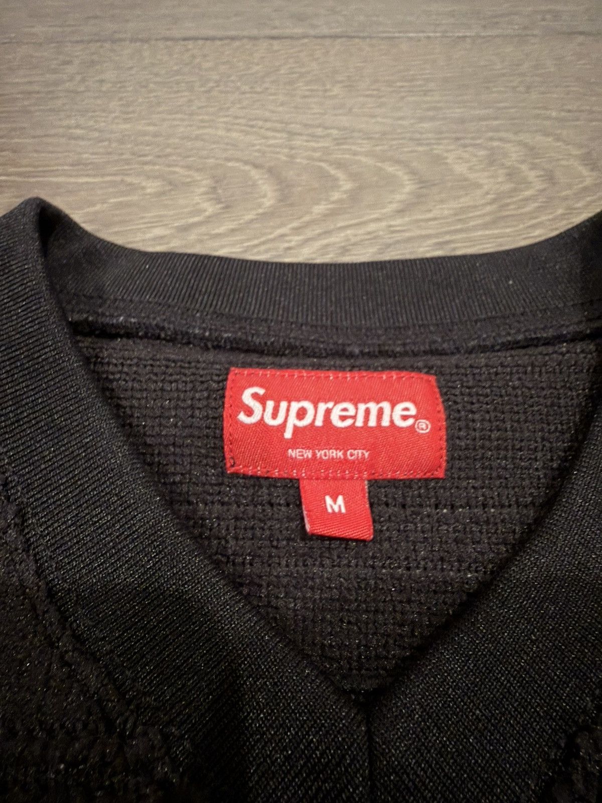 Supreme Supreme cable knit black and red jersey Size US M / EU 48-50 / 2 - 3 Thumbnail
