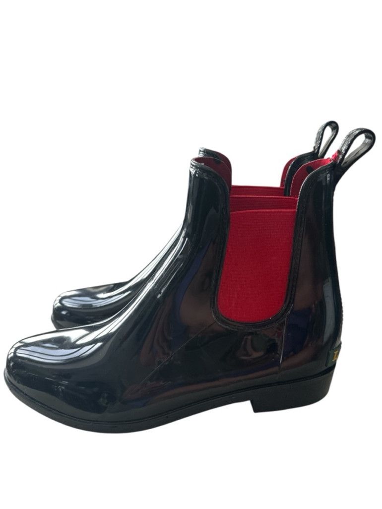 Lauren Ralph Lauren NWOT Ralph Lauren Tally Ankle Rain Boot Black Size 8 US Size US 8 / IT 38 - 4 Thumbnail