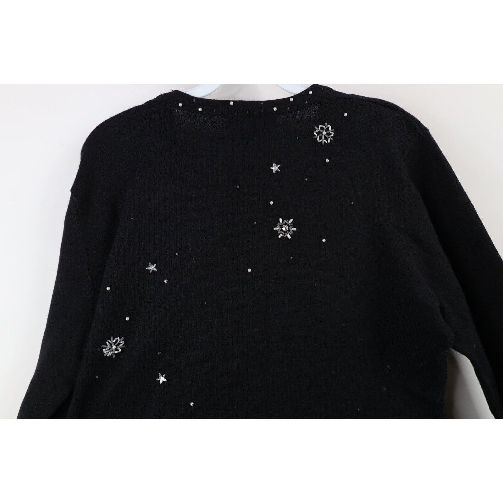 Vintage Vintage 90s Streetwear Christmas Santa Claus Moon Sweater Size L / US 10 / IT 46 - 15 Thumbnail
