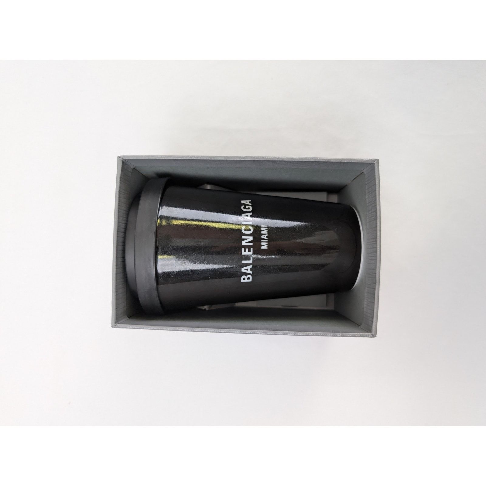 Balenciaga o1rshd1 Q:4/ Size: OS / Miami Porcelain Coffee Cup Mug Black Size ONE SIZE - 8 Thumbnail