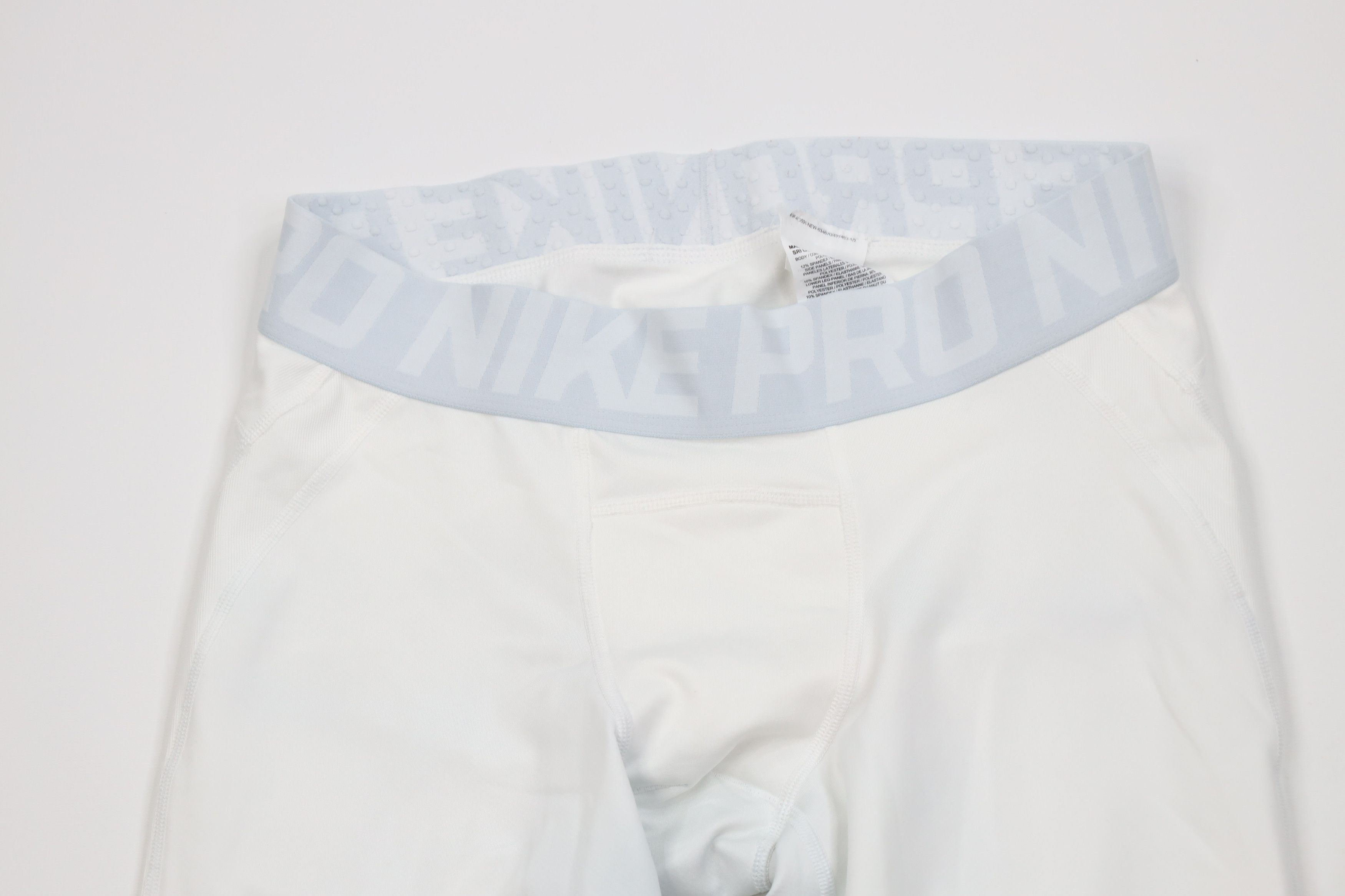 Nike Nike Pro Combat Lined Running Gym Training Pants White Size US 36 / EU 52 - 2 Thumbnail