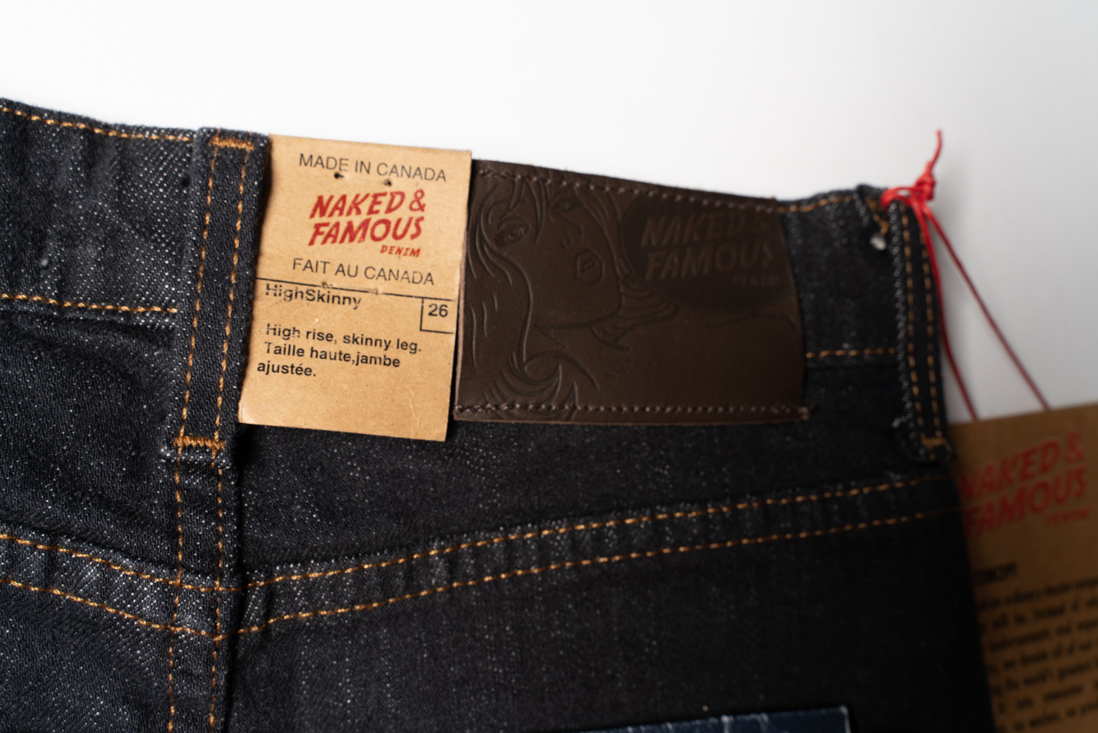 Naked & Famous 🔴NAKED & FAMOUS Forever Blue Selvedge Denim Jeans Women's Size 26" / US 2 / IT 38 - 16 Thumbnail