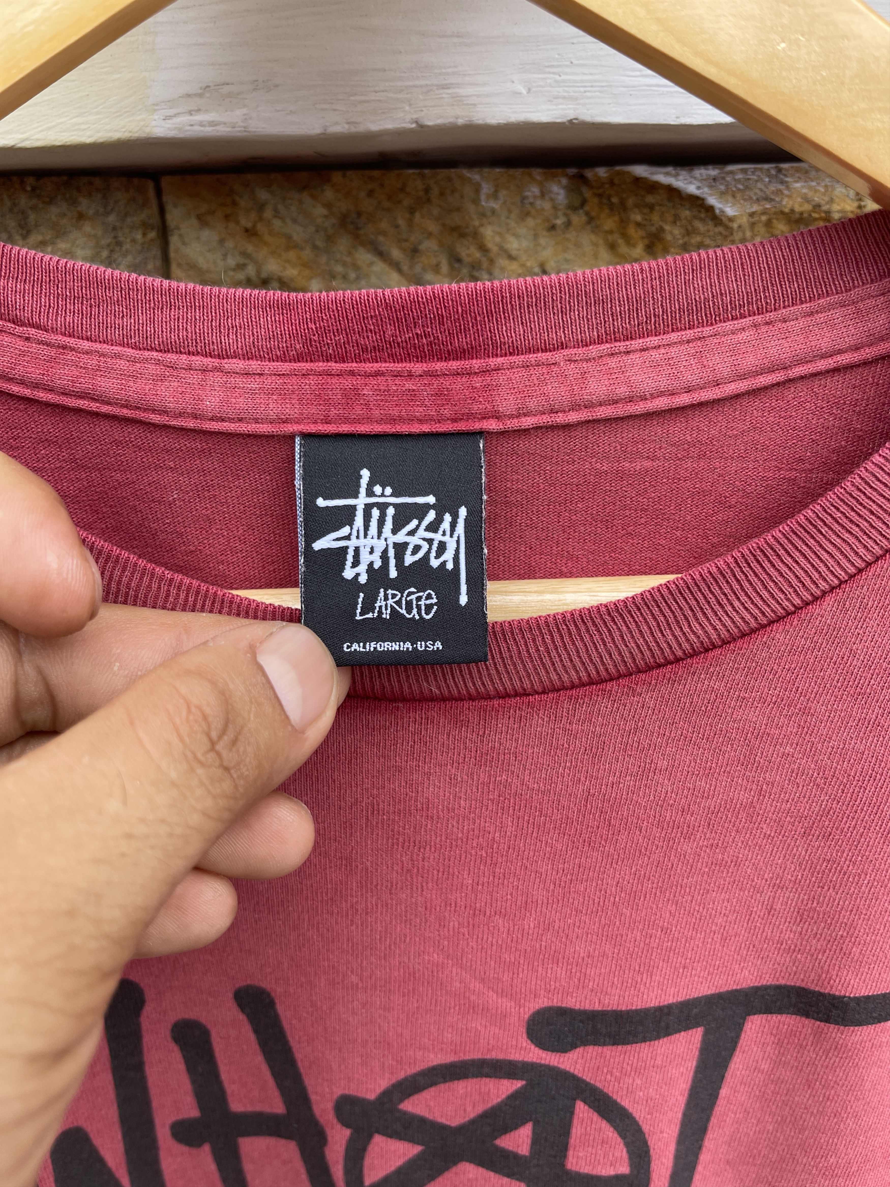 Stussy Rare🔥Vintage Stussy Sun Faded Thrashed Tee Size US M / EU 48-50 / 2 - 7 Thumbnail