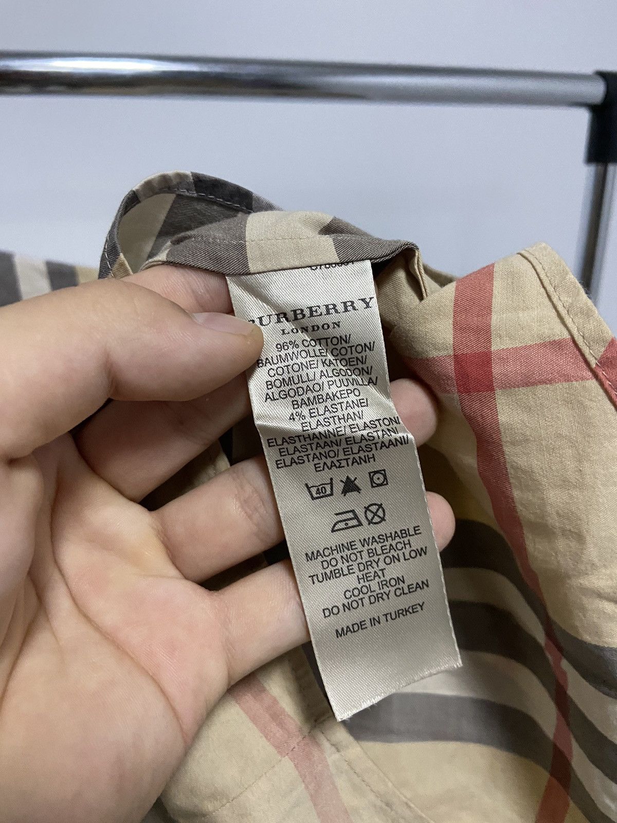 Burberry Burberry nova check buttons vintage overprint womens Size S / US 4 / IT 40 - 7 Thumbnail