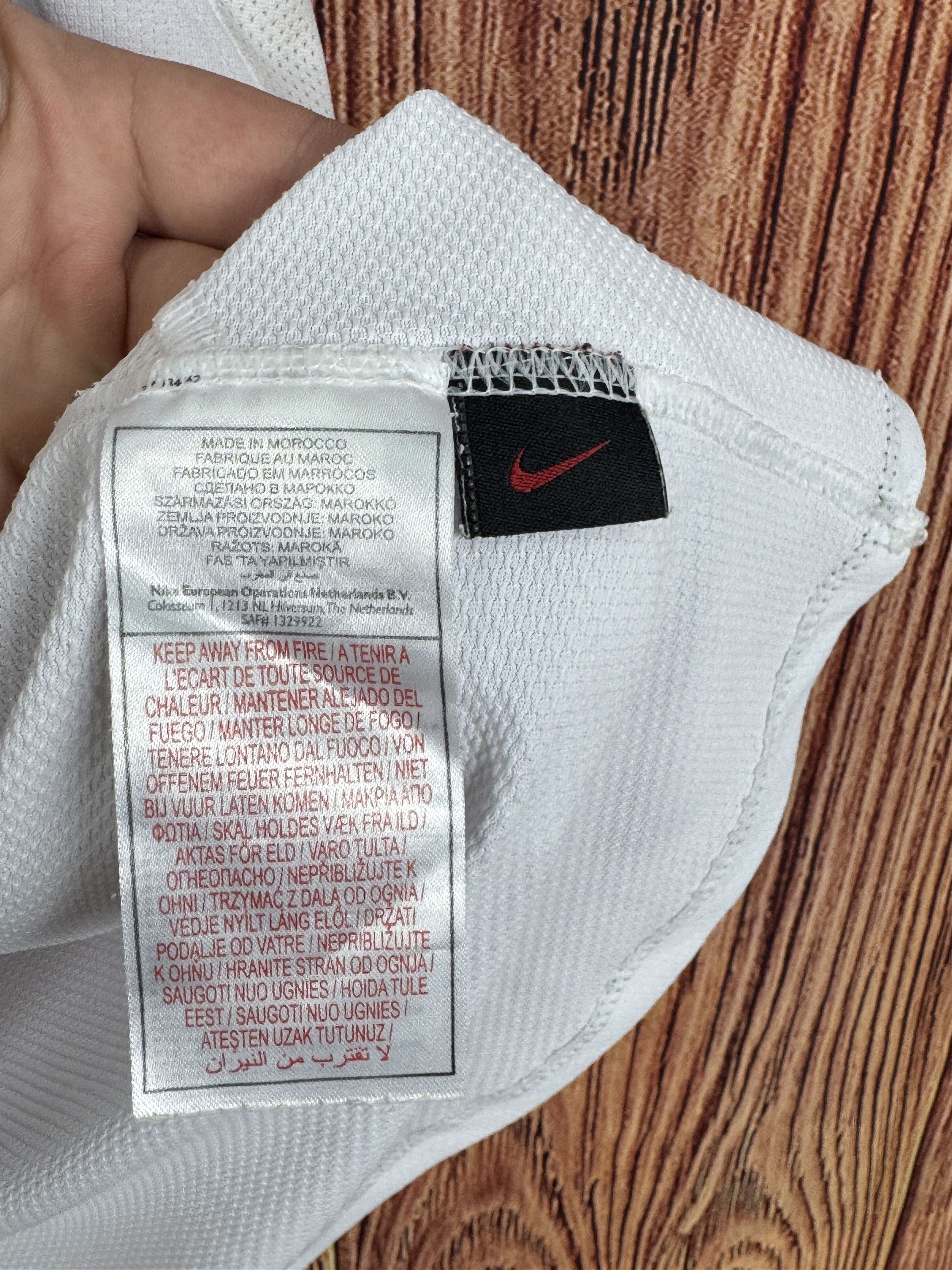 Nike 2007-2008 PSV NIKE Away White Football Soccer Jersey Kit Size US XL / EU 56 / 4 - 12 Thumbnail