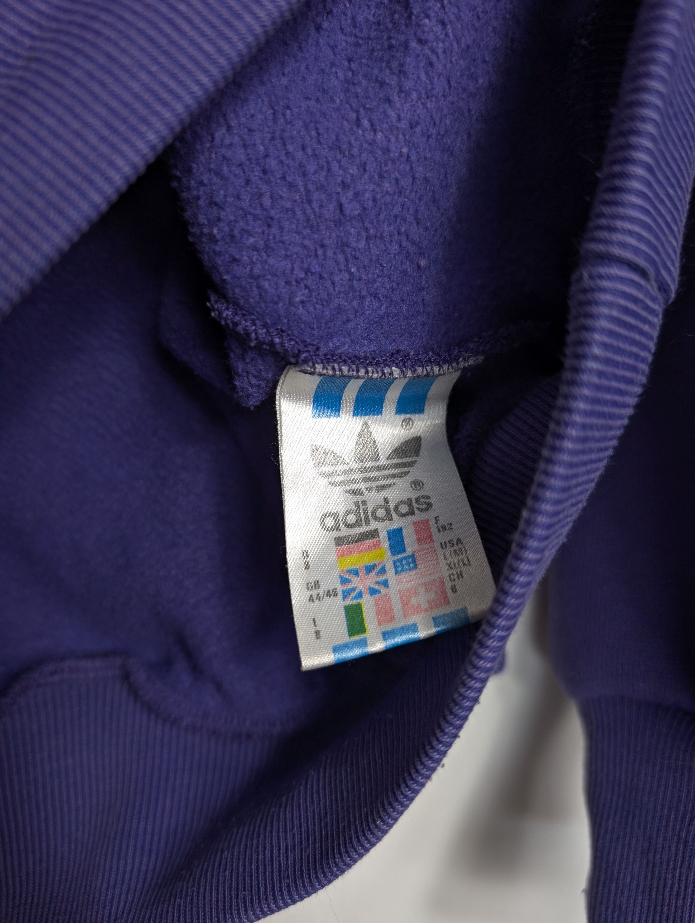 Adidas × Vintage Vintage 90s Adidas Tracksuit Set Purple Colour Block Size US XL / EU 56 / 4 - 5 Thumbnail