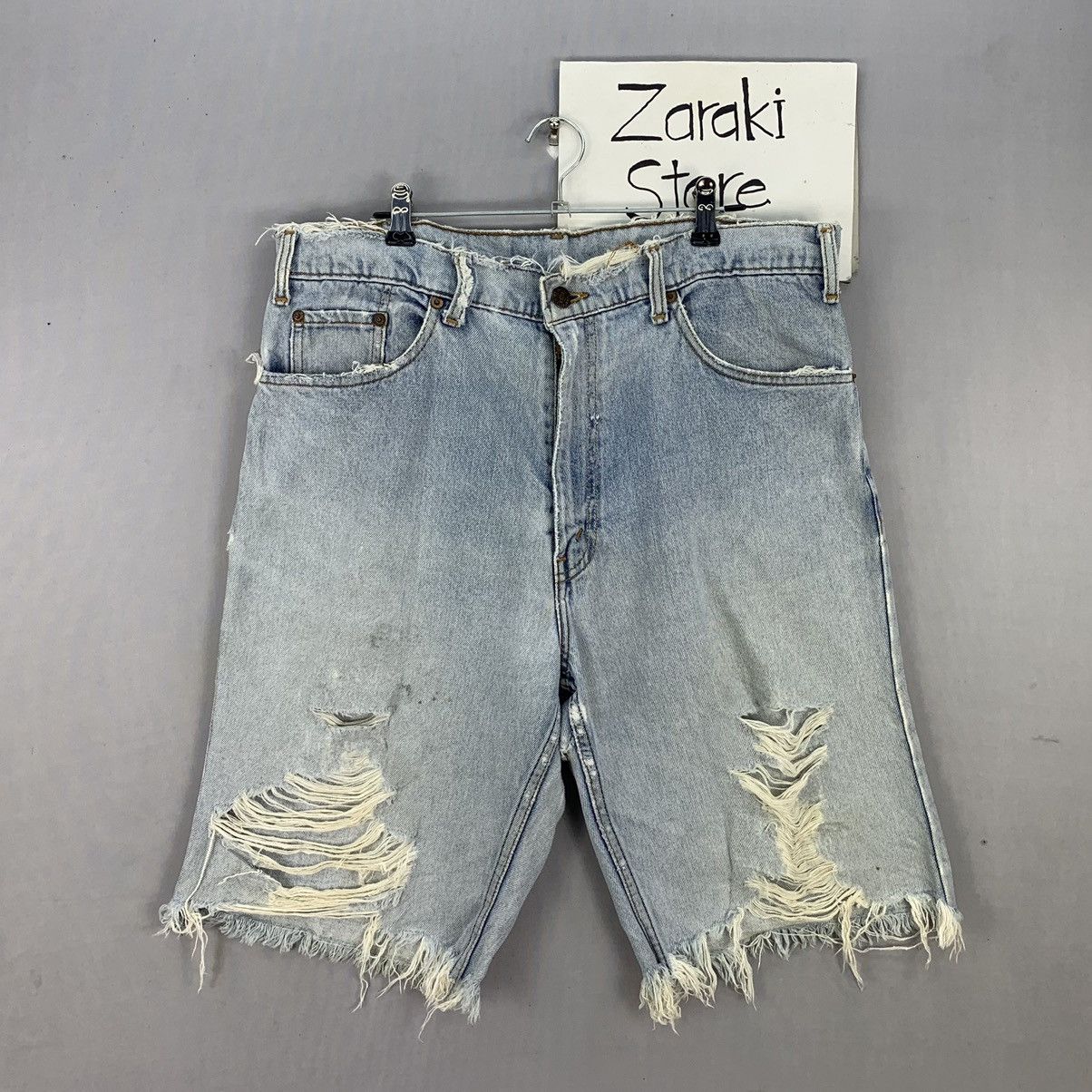 ERL× Levi’s デニム ショートパンツdistressed jorts ERL × Levi's Levi's x ERL distressed jorts | Grailed