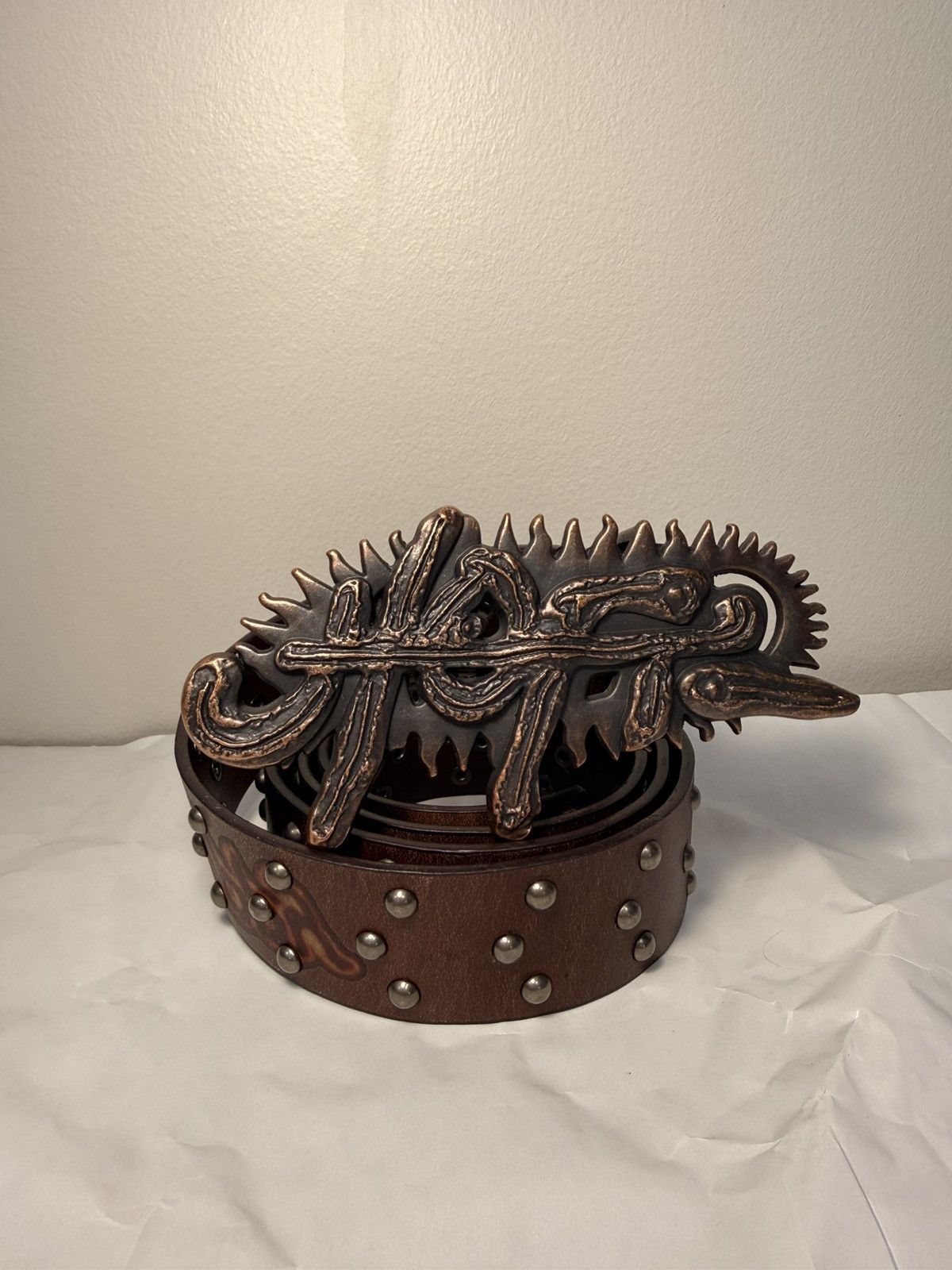 Travis Scott Travis Scott | Studded Utopia Belt ‘Brown’ Size 32 - 1 Thumbnail