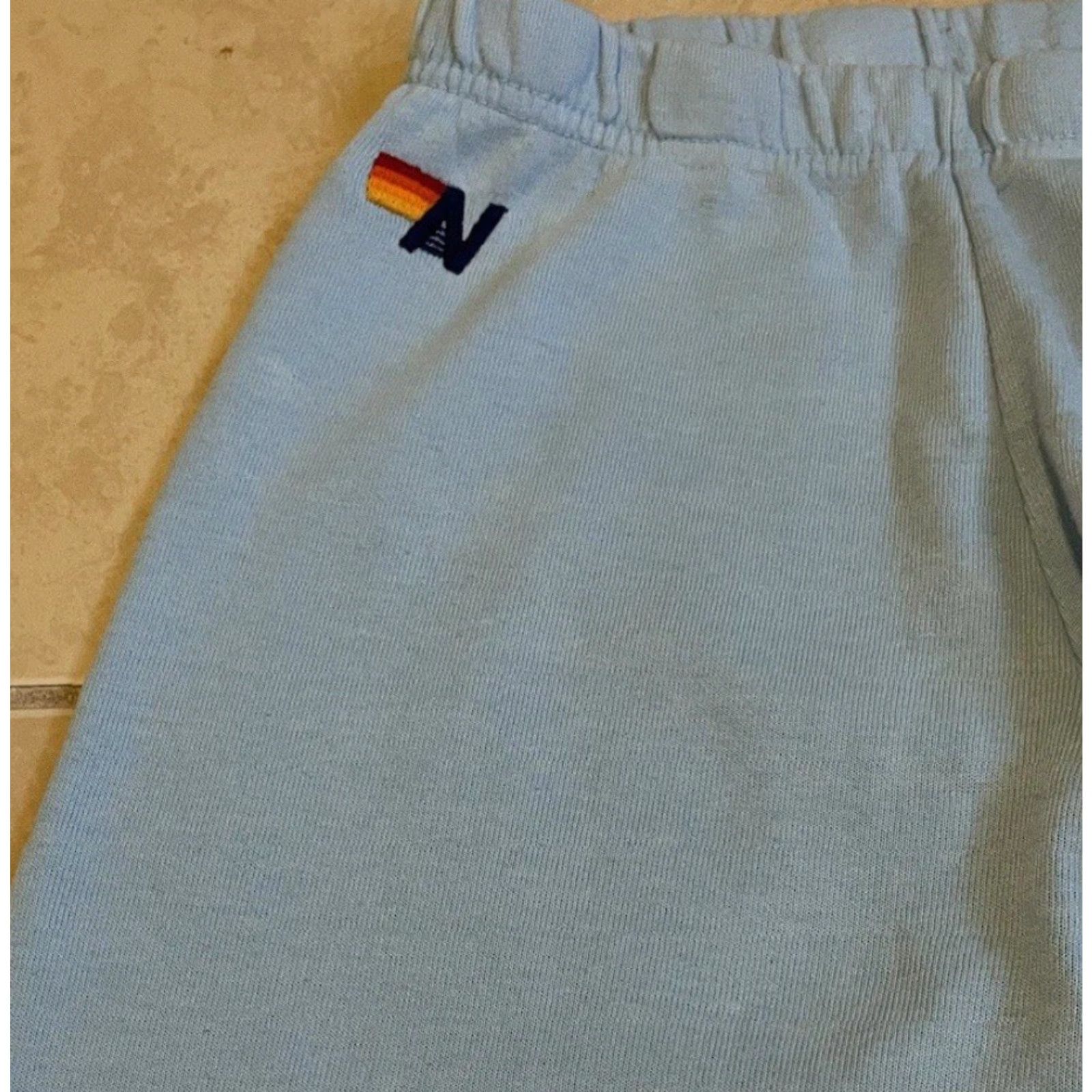 Aviator Nation Aviator Nation Sweatpants Faded Lightning Bolt Blue S USA Women Size 28" / US 6 / IT 42 - 6 Thumbnail