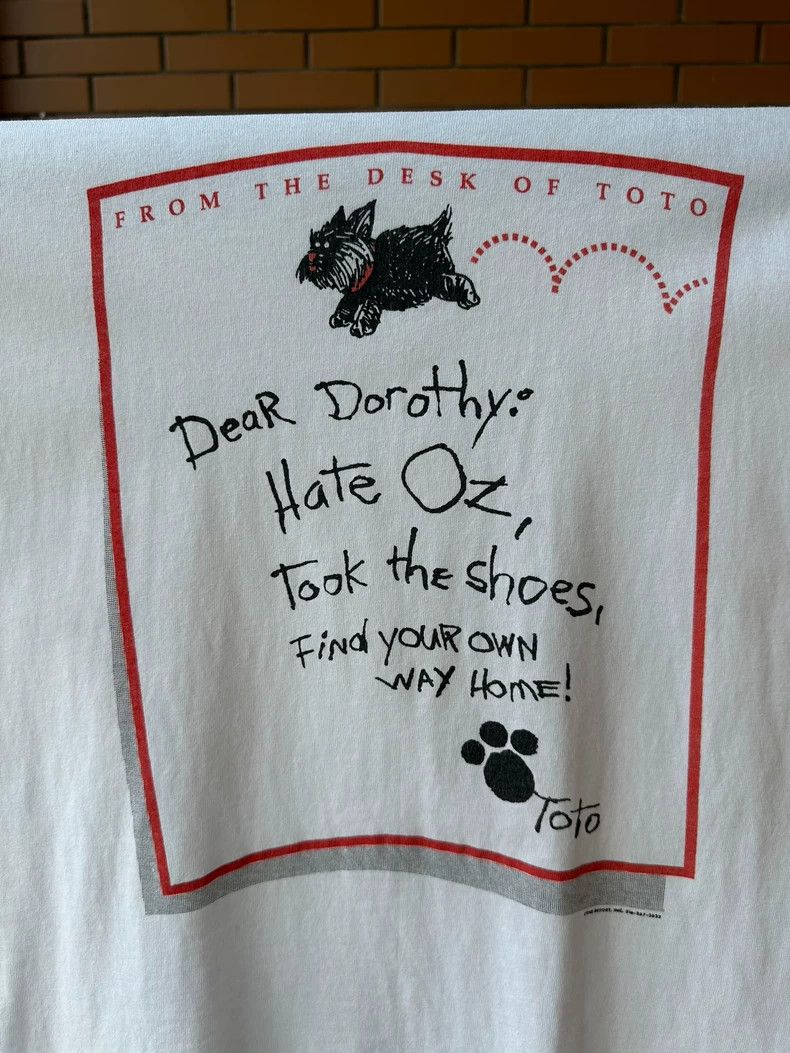 Vintage Vintage T-shirt 90s From the desk of TOTO 2505-Nextarrow Size US L / EU 52-54 / 3 - 4 Thumbnail