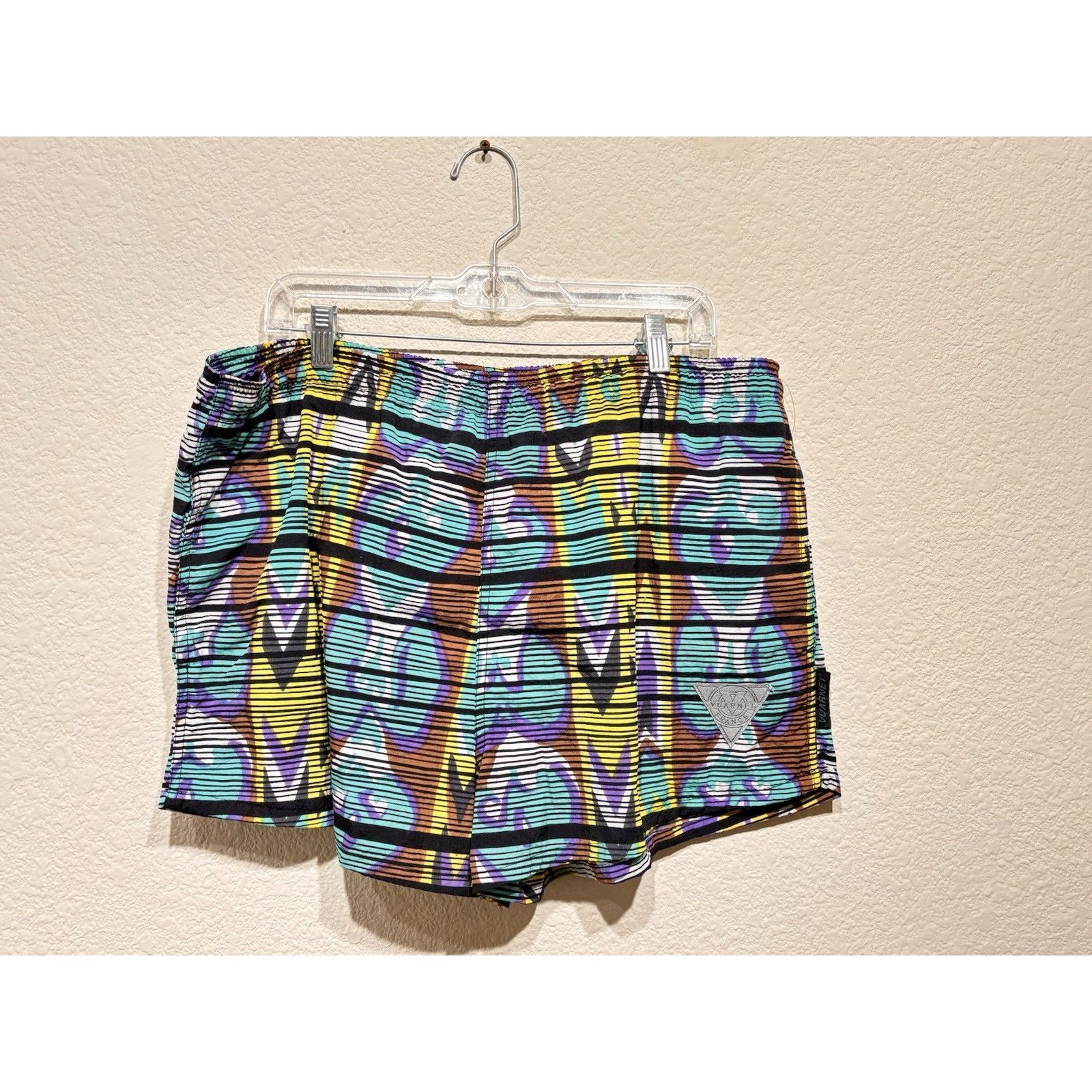 Vuarnet Vintage Vaurnet France Swim Trunks Shorts 1980s Pattern L Size US 34 / EU 50 - 4 Thumbnail