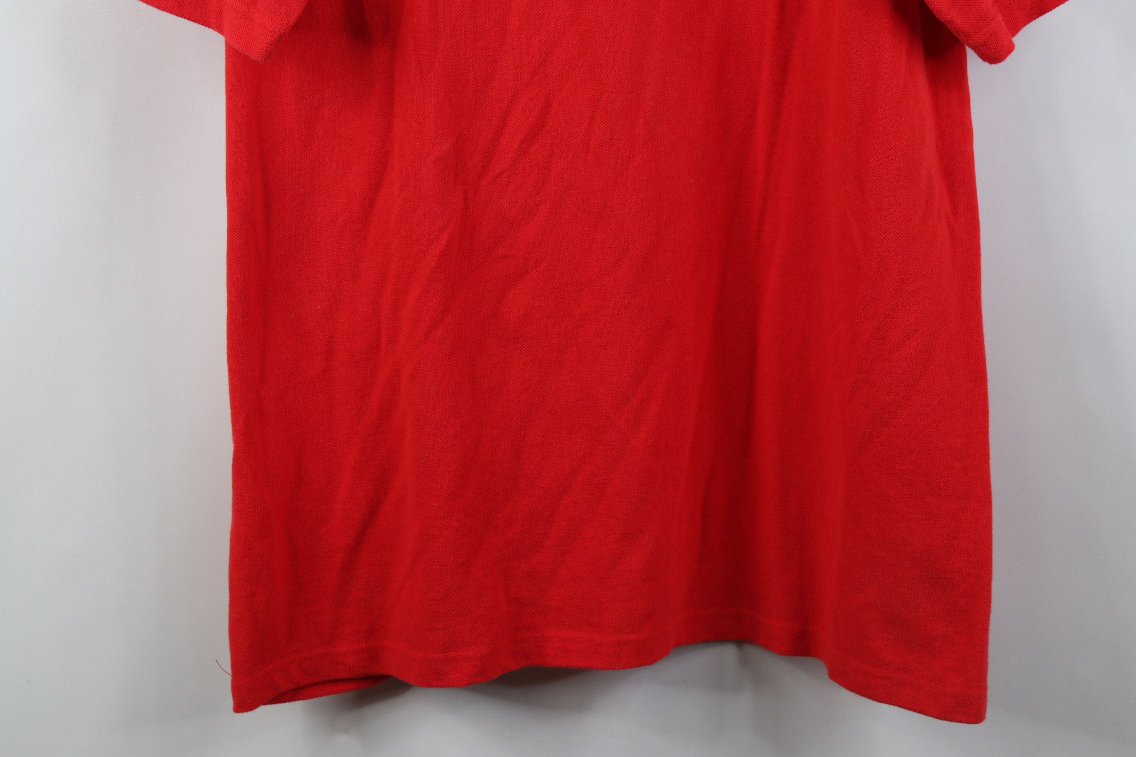Vintage Vintage 90s Ohio State University Golf Polo Shirt Red USA Size US L / EU 52-54 / 3 - 15 Thumbnail