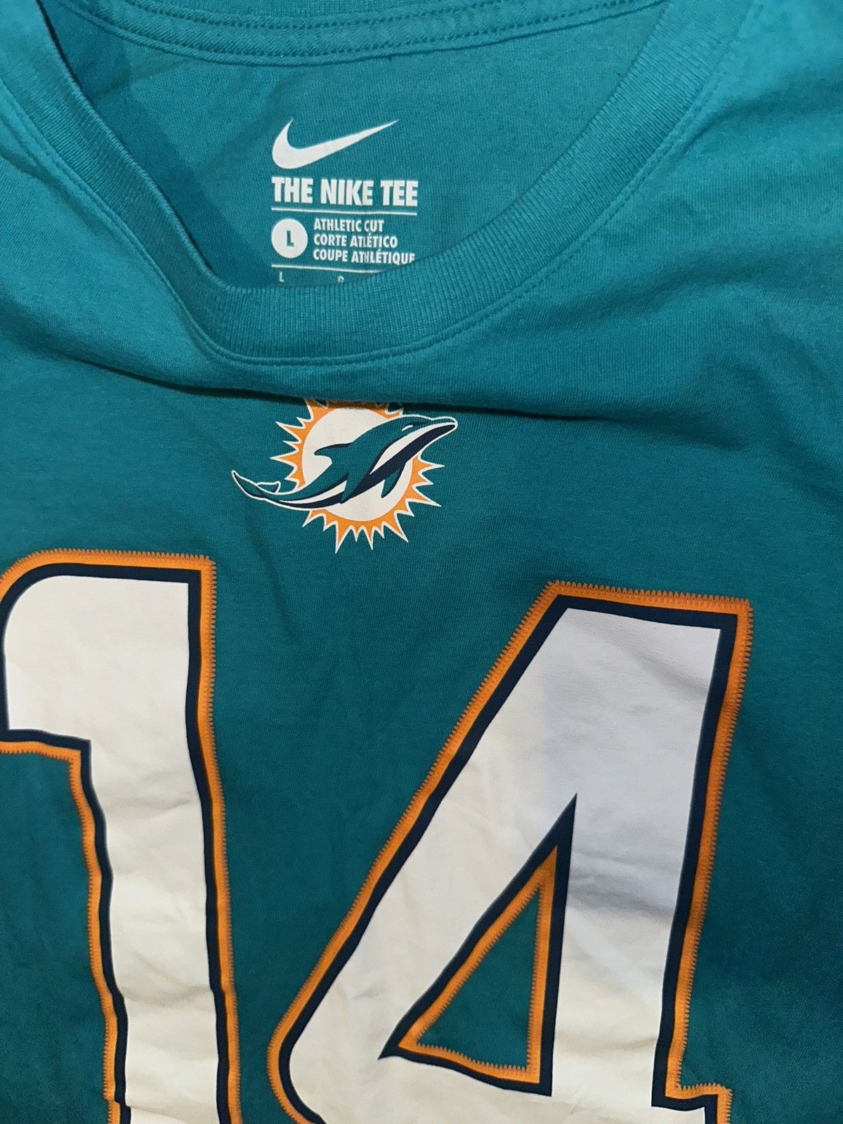 NFL × Nike Miami Dolphins Jarvis Landry NFL Nike jersey tee shirt Size US L / EU 52-54 / 3 - 3 Thumbnail