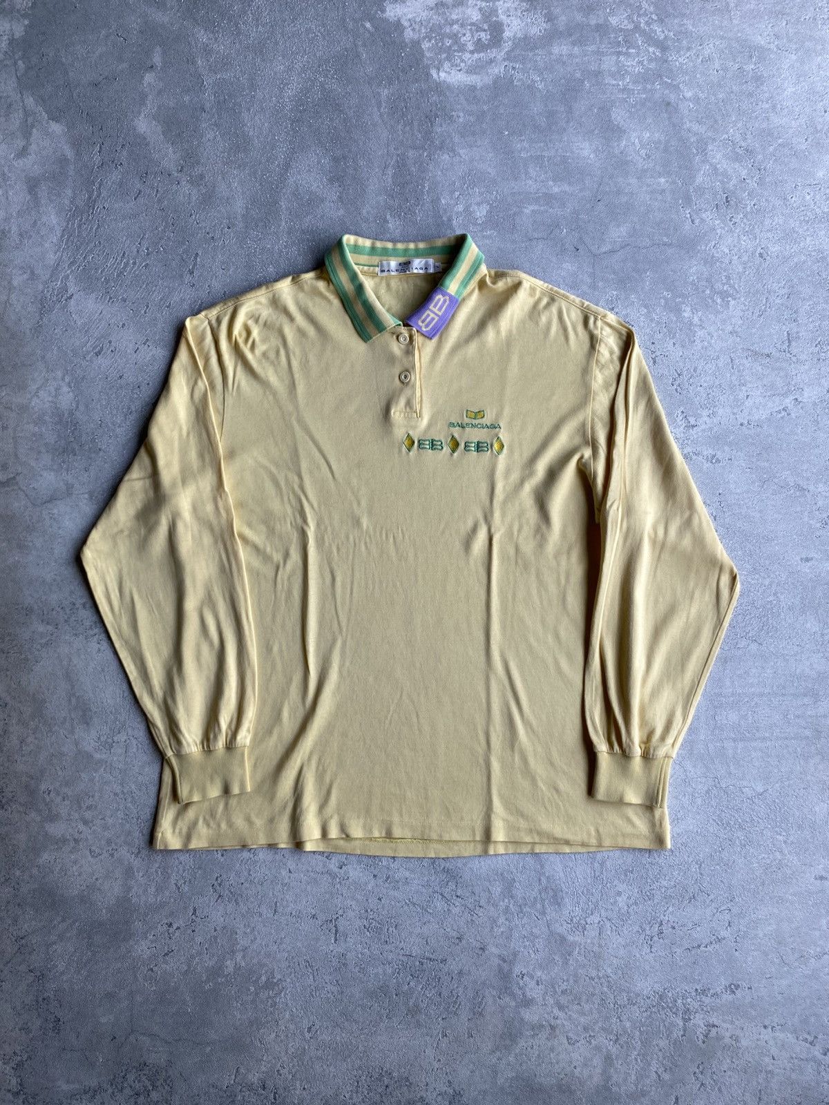 Balenciaga Vintage Balenciaga Golf Shirt Size US M / EU 48-50 / 2 - 1 Thumbnail