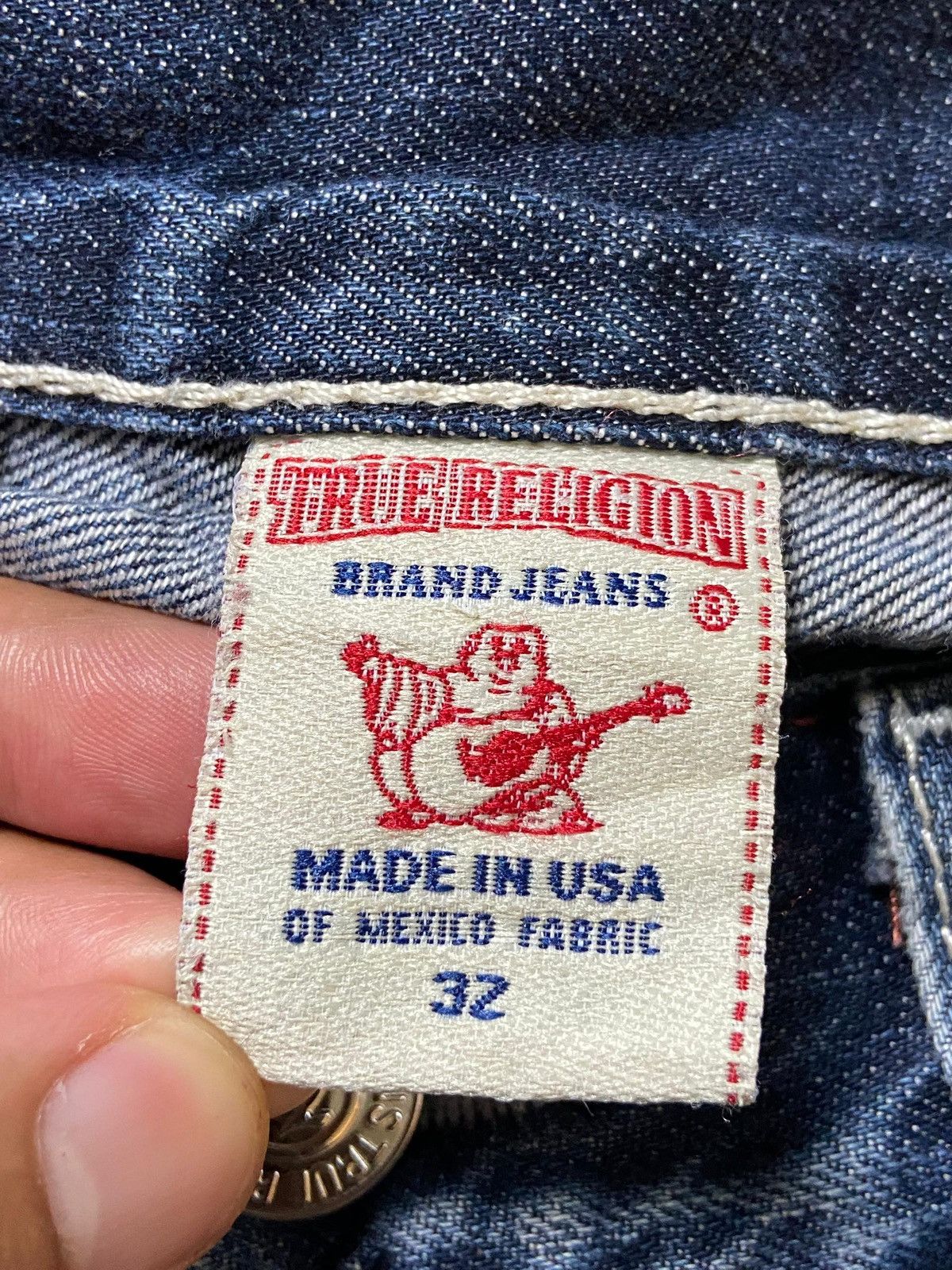 True Religion × Vintage Vintage True Religion Distressed Denim Jeans (123) Size US 34 / EU 50 - 9 Thumbnail
