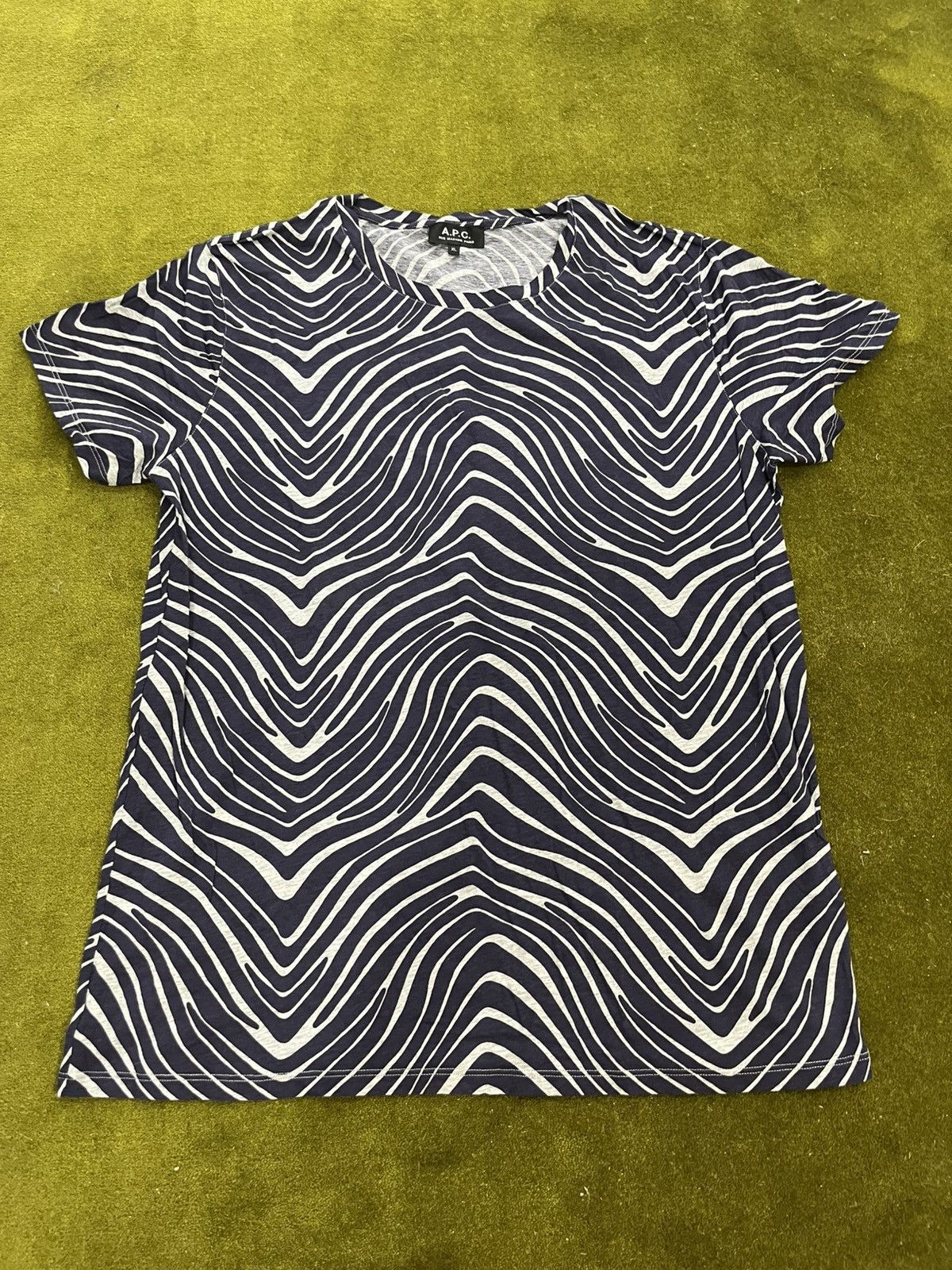 A.P.C. APC - Wavy striped T-Shirt - size XL Size US XL / EU 56 / 4 - 2 Thumbnail