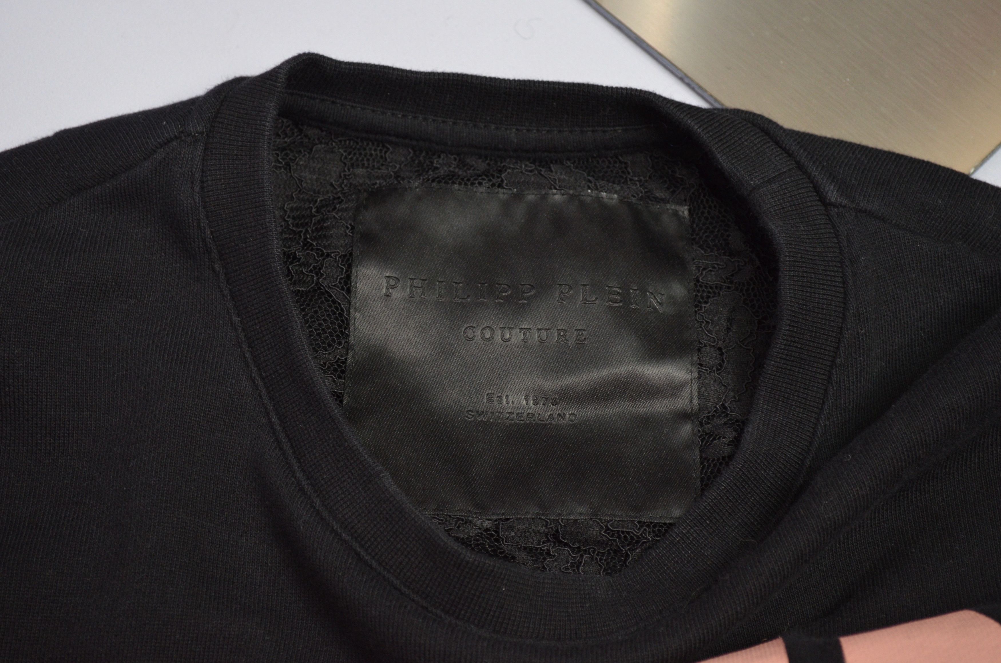 Designer × Philipp Plein Philipp Plein Plein Girls Logo Sweatshirt Black Size M Size M / US 6-8 / IT 42-44 - 11 Thumbnail