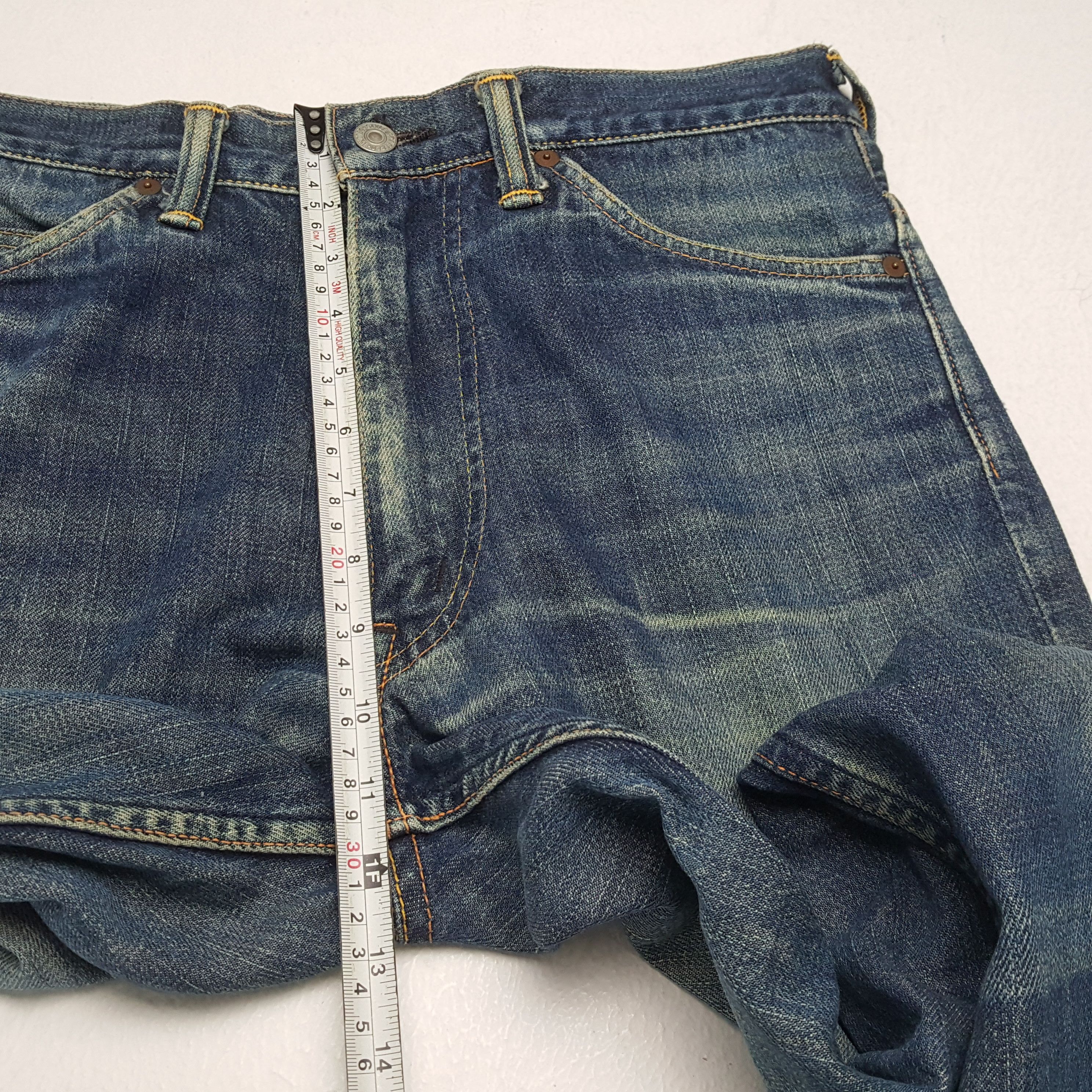 Evisu × Japanese Brand × Vintage Vintage EVISU Japanese Brand Daicock Custom Design Jeans Size US 31 - 8 Thumbnail