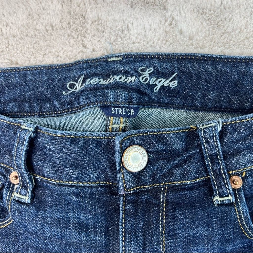 American Eagle Outfitters American Eagle Skinny Kick Flare Jeans Sz 10 Stretch Bootcut Size 32" / US 10 / IT 46 - 2 Thumbnail