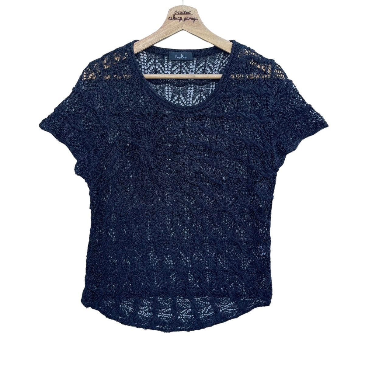 Designer × Homespun Knitwear × Japanese Brand Seasonal Designer Knitwear Short Sleeve Tee Size M / US 6-8 / IT 42-44 - 1 Thumbnail