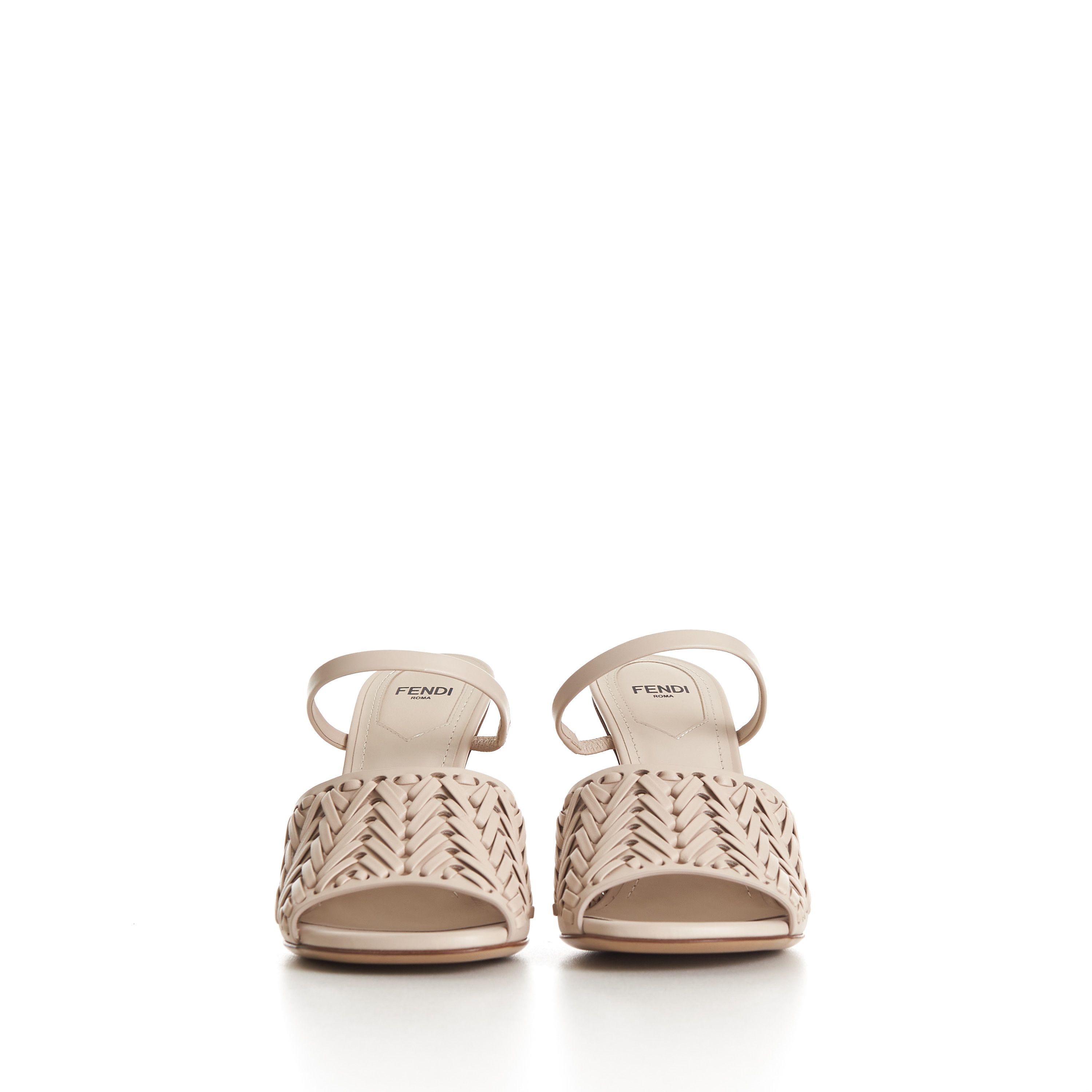 Fendi First Pale Pink Leather High-heeled Sandals Size US 6 / IT 36 - 3 Thumbnail