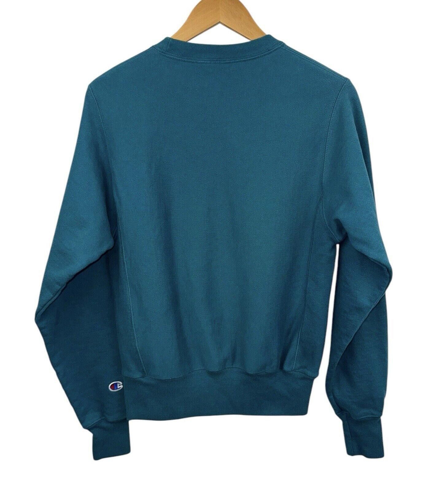 Champion Vintage Champion Reverse Weave 90s Teal Turquoise Crewneck L Size US 34 / EU 50 - 3 Thumbnail