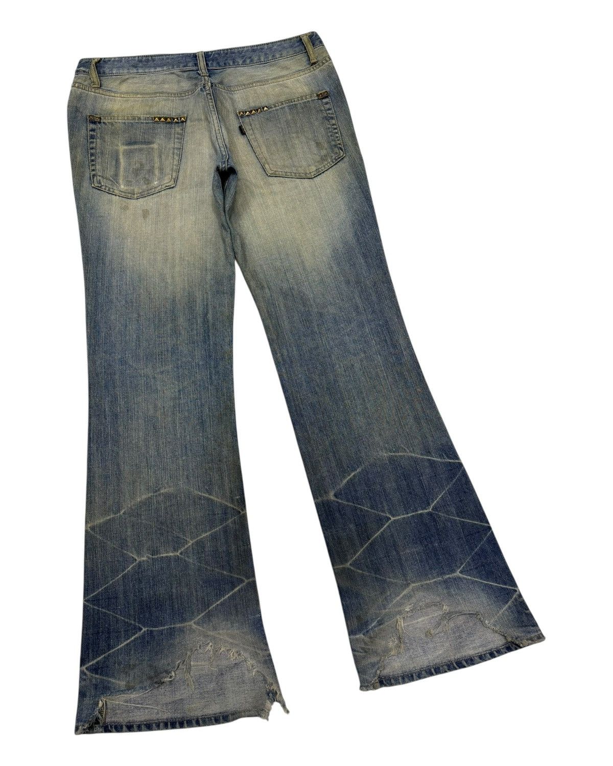 Hysteric Glamour Flare Studded Jeans Hysteric Glamour Style By Daisy Jeans Size US 34 / EU 50 - 4 Thumbnail