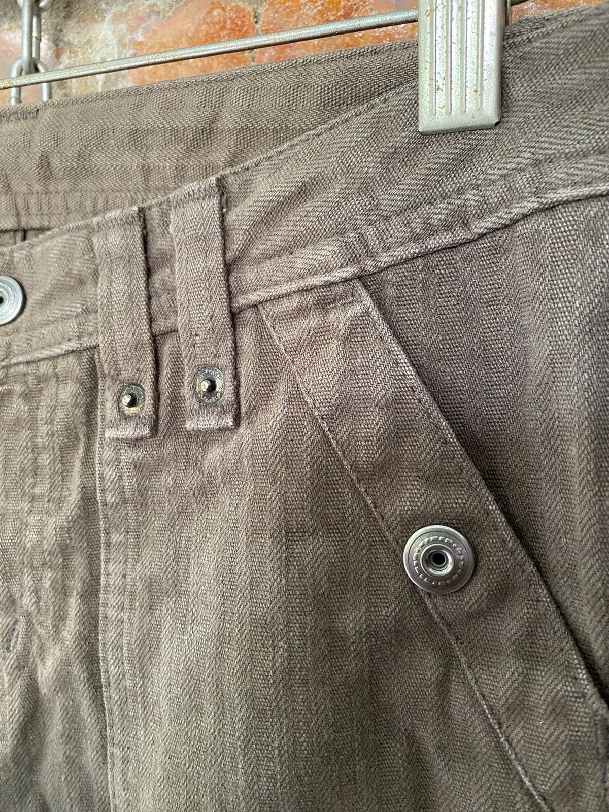 Japanese Brand × PPFM × Tornado Mart ET BOITE Japan Flare Herringbone slank pocket cargos Size US 30 / EU 46 - 7 Thumbnail