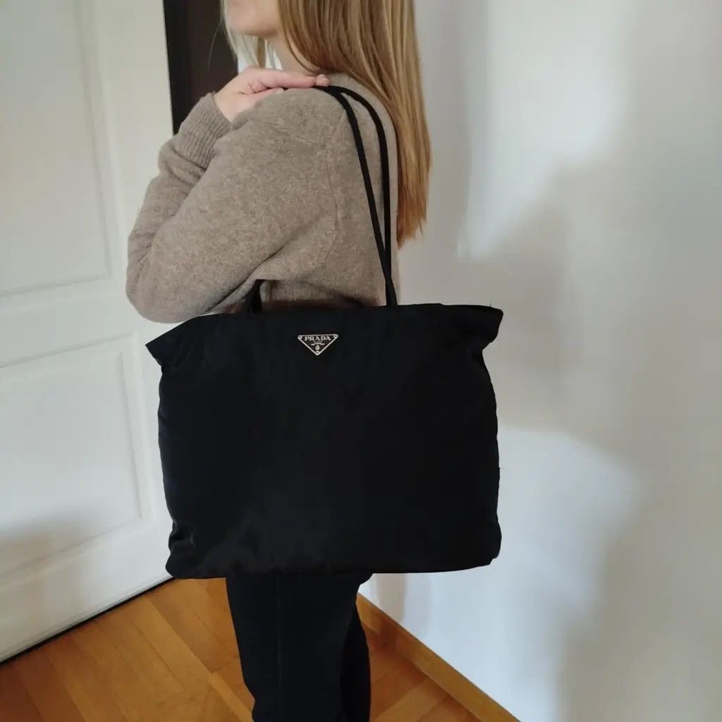 Prada PRADA Tessuto city cloth Tote Bag Size ONE SIZE - 21 Thumbnail