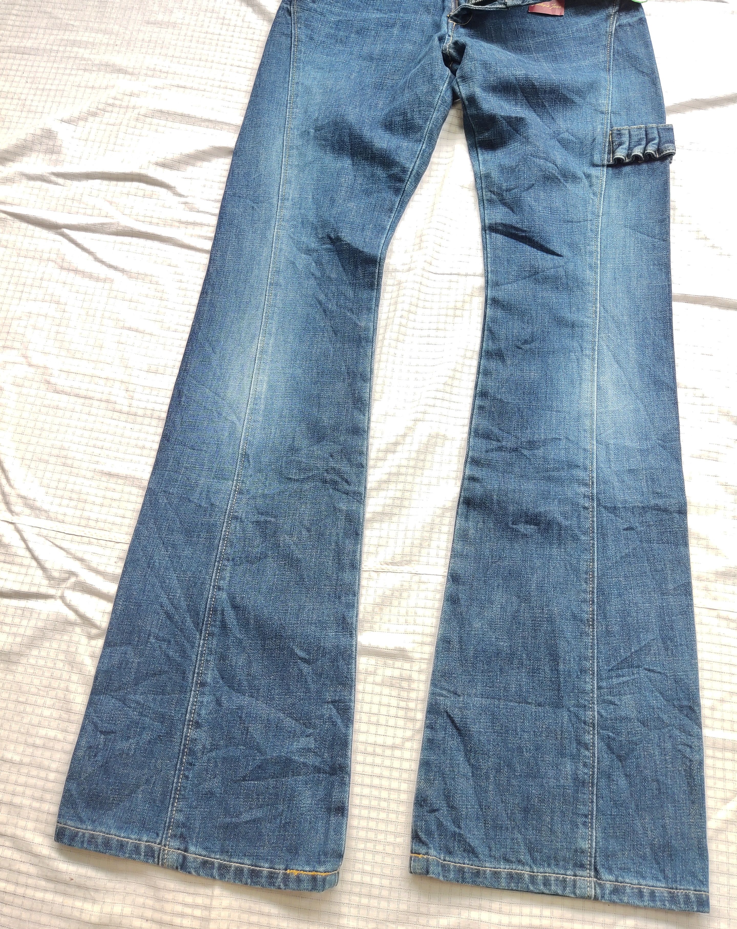Japanese Brand (P170) Jacky's Bootcut Low waist Blue Jeans Edam Japan XS Size 27" / US 4 / IT 40 - 7 Thumbnail
