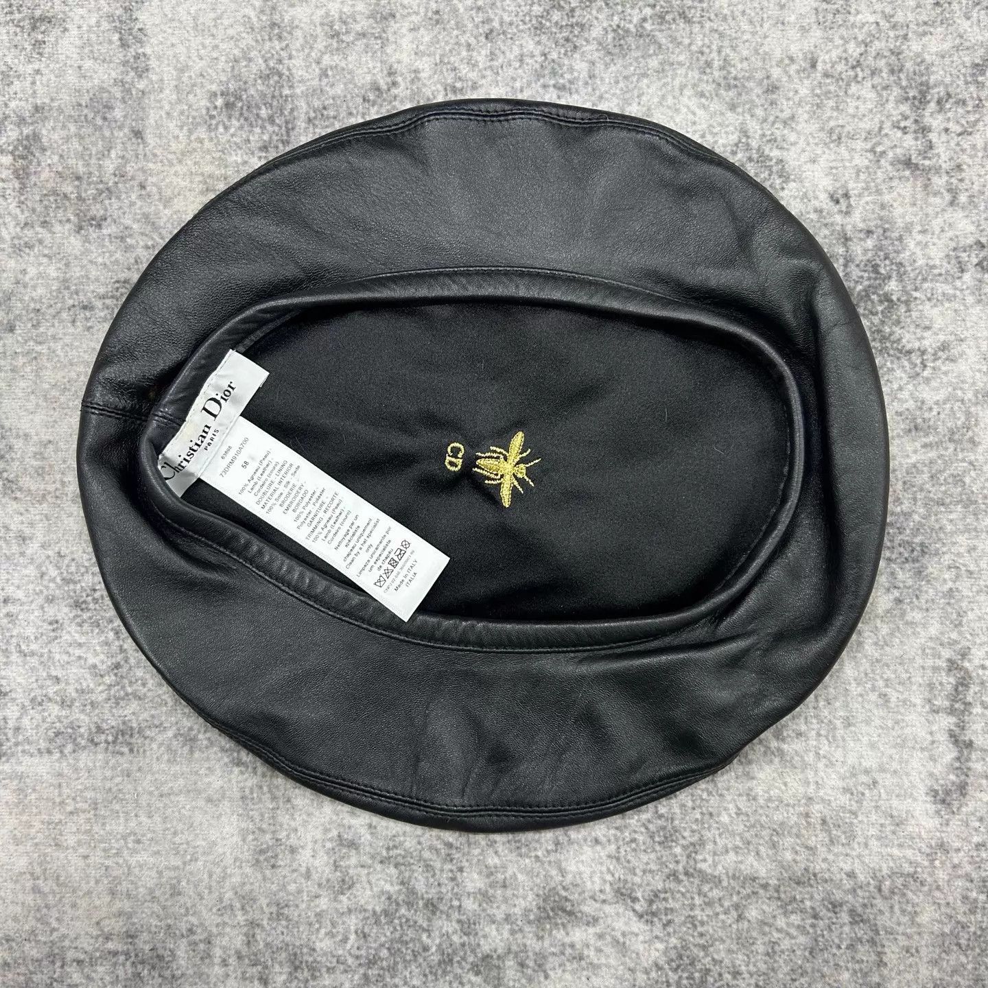 Dior Dior New Sheepskin Beret Size 58 Size ONE SIZE - 2 Thumbnail