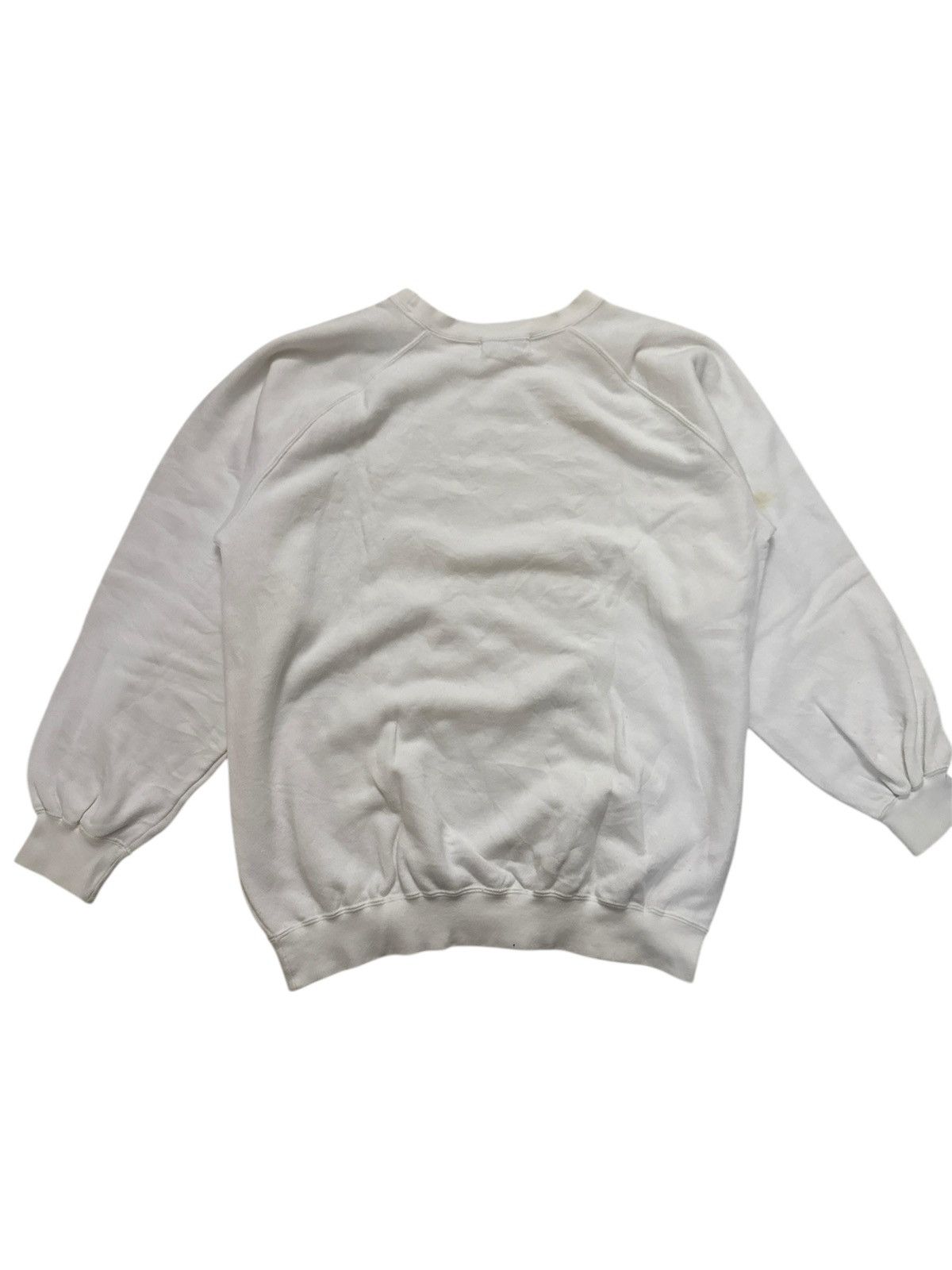 Chanel Vintage Chanel White Sweatshirt Japan Made Size L / US 10 / IT 46 - 2 Thumbnail