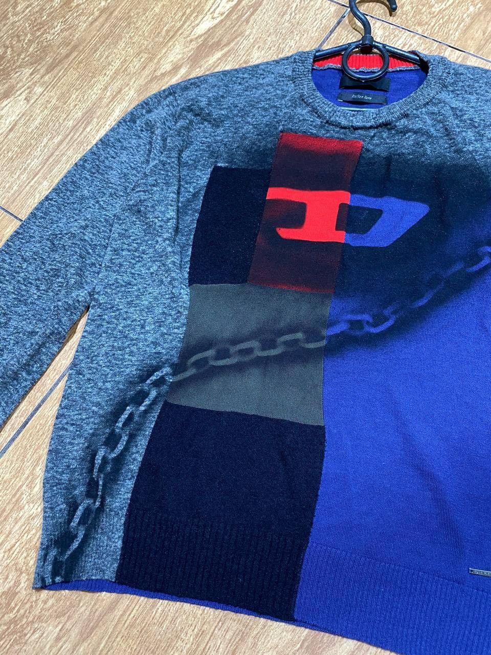 Diesel Streetwear Sweatshirt big print DIESEL Y2K Vintage Size US M / EU 48-50 / 2 - 11 Thumbnail