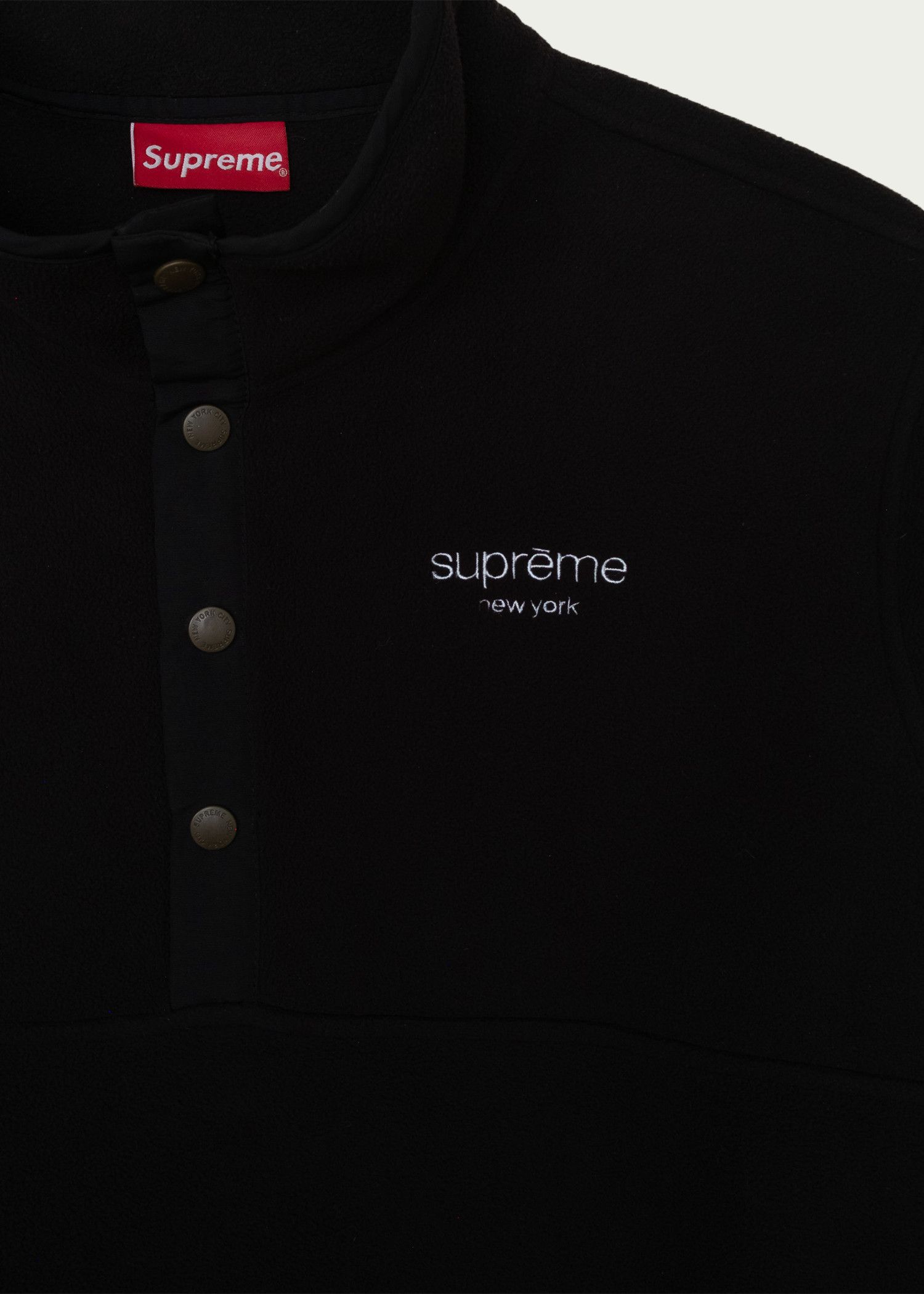Supreme Supreme Polartec Fleece Color Blocked Half Snap Size US L / EU 52-54 / 3 - 2 Thumbnail