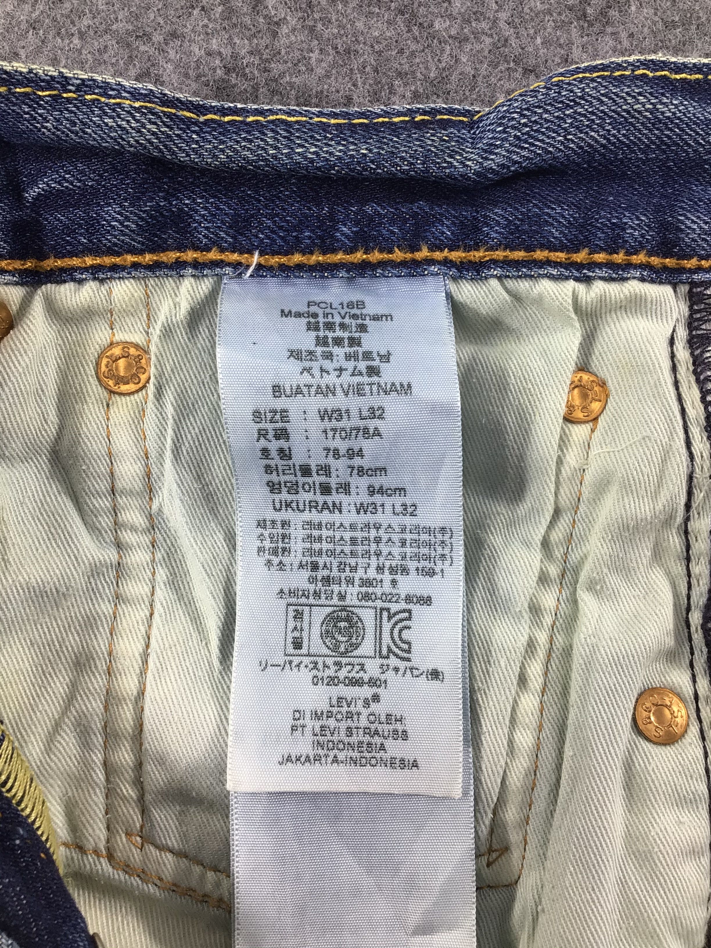 Levi's Levis 501 Jeans-JM081 Size US 32 / EU 48 - 14 Thumbnail
