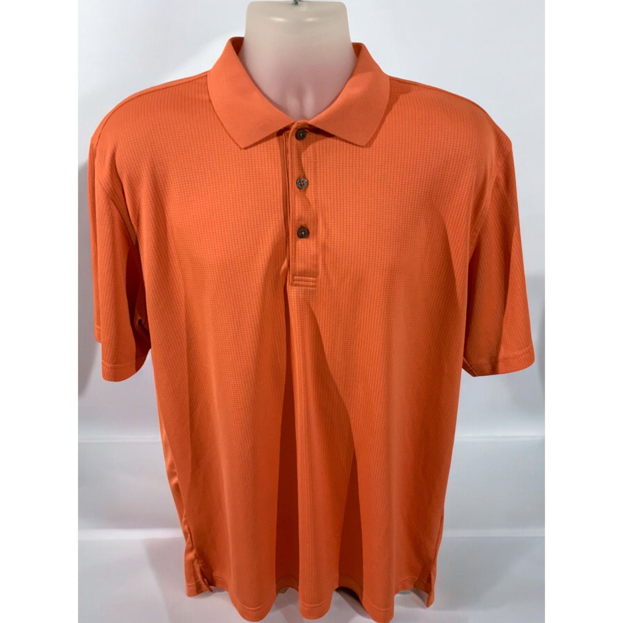 Izod Izod Golf Collection Xtreme Function Checked Pattern Polo L Size US L / EU 52-54 / 3 - 2 Thumbnail