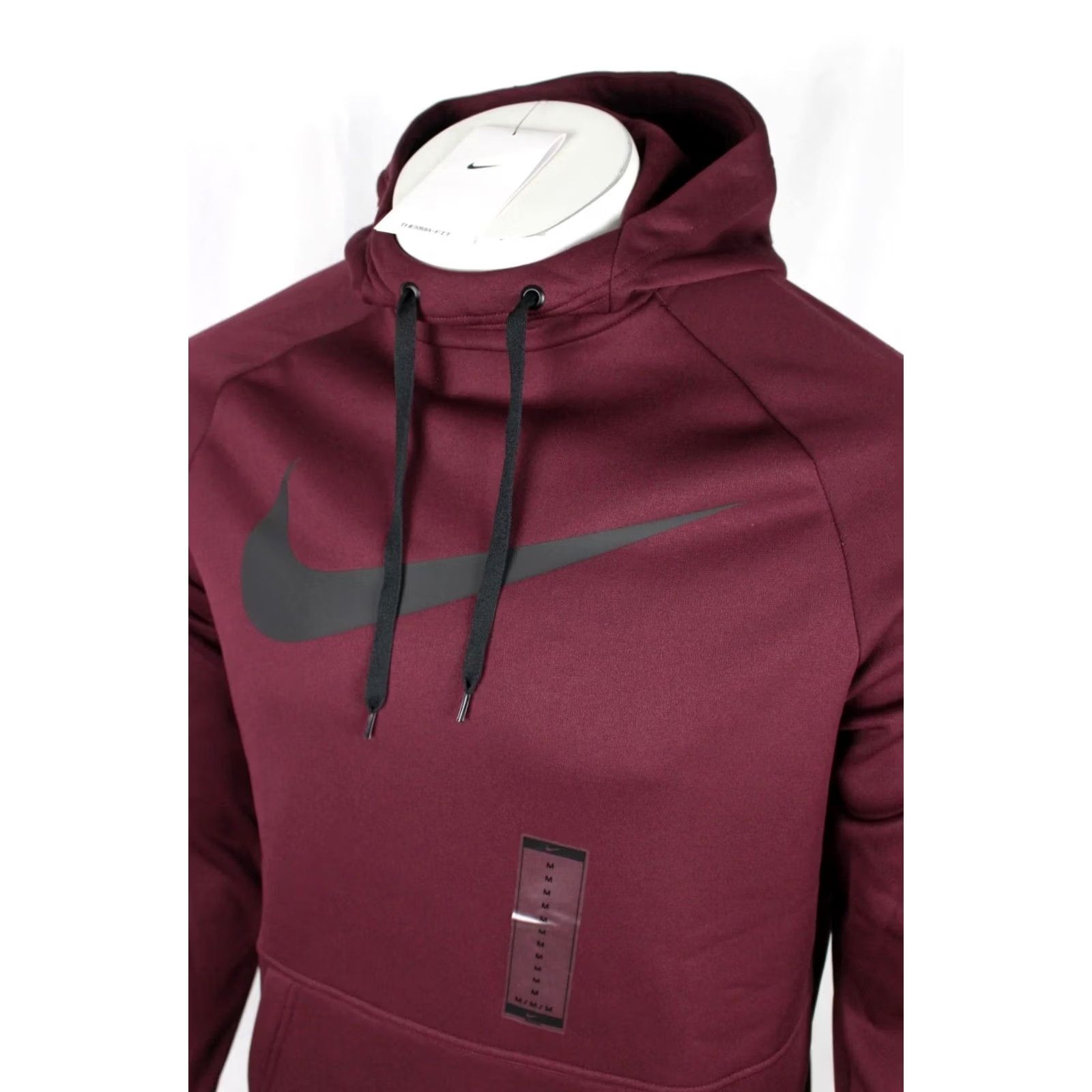 Nike Nike Therma Men's Swoosh Training Hoodie Pullover M Medium Burgundy 681 Size US M / EU 48-50 / 2 - 4 Thumbnail