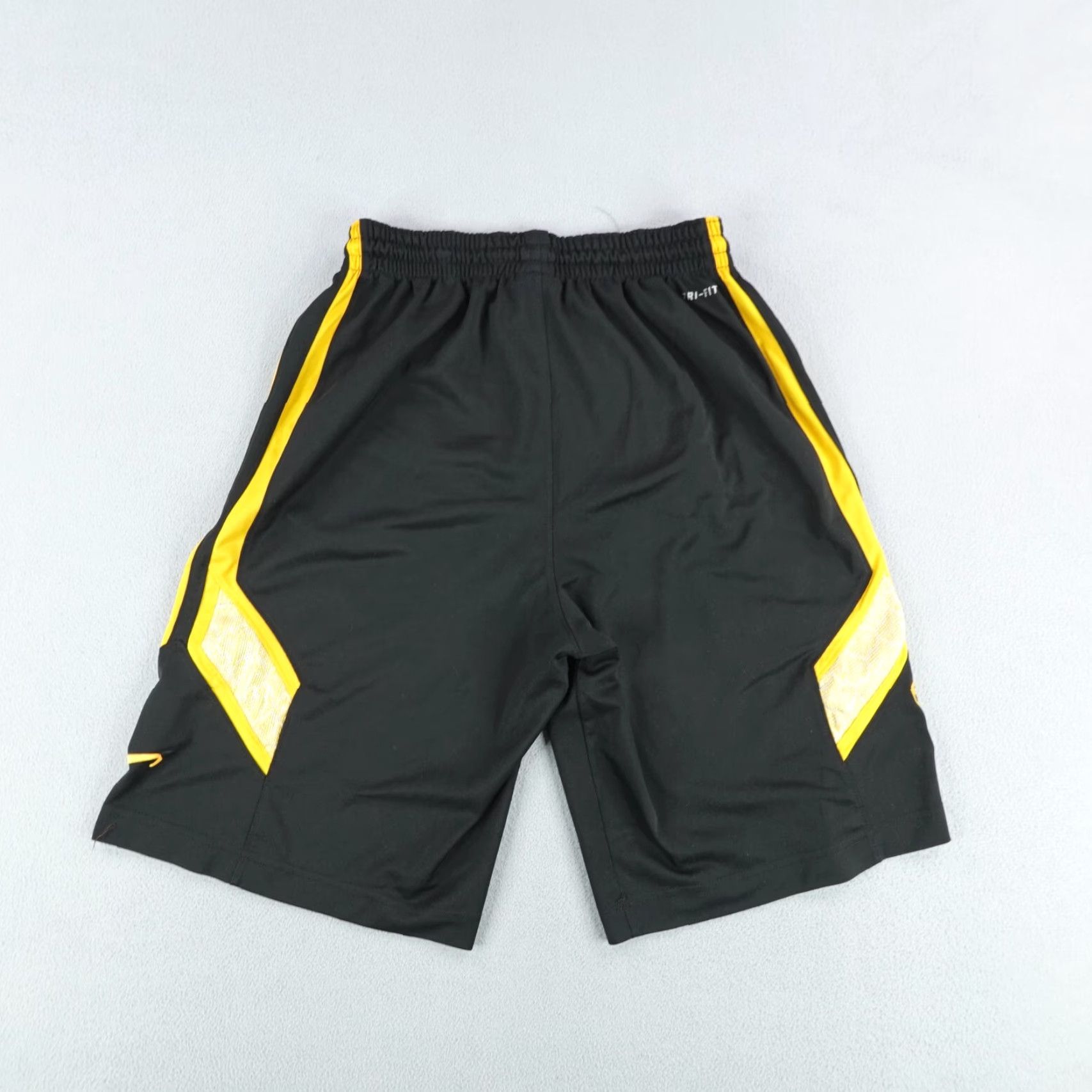 Nike Nike Shorts Mens Medium Black Yellow Kobe Bryant Mamba Dri Fit Basketball Gym Size US 27 - 7 Thumbnail