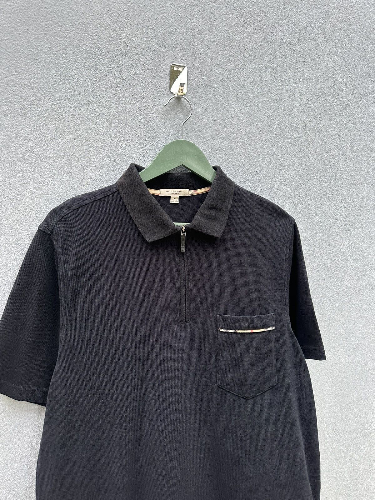 Burberry Burberry Novacheck Half Zipper Polo Tee A145 Size US S / EU 44-46 / 1 - 2 Thumbnail