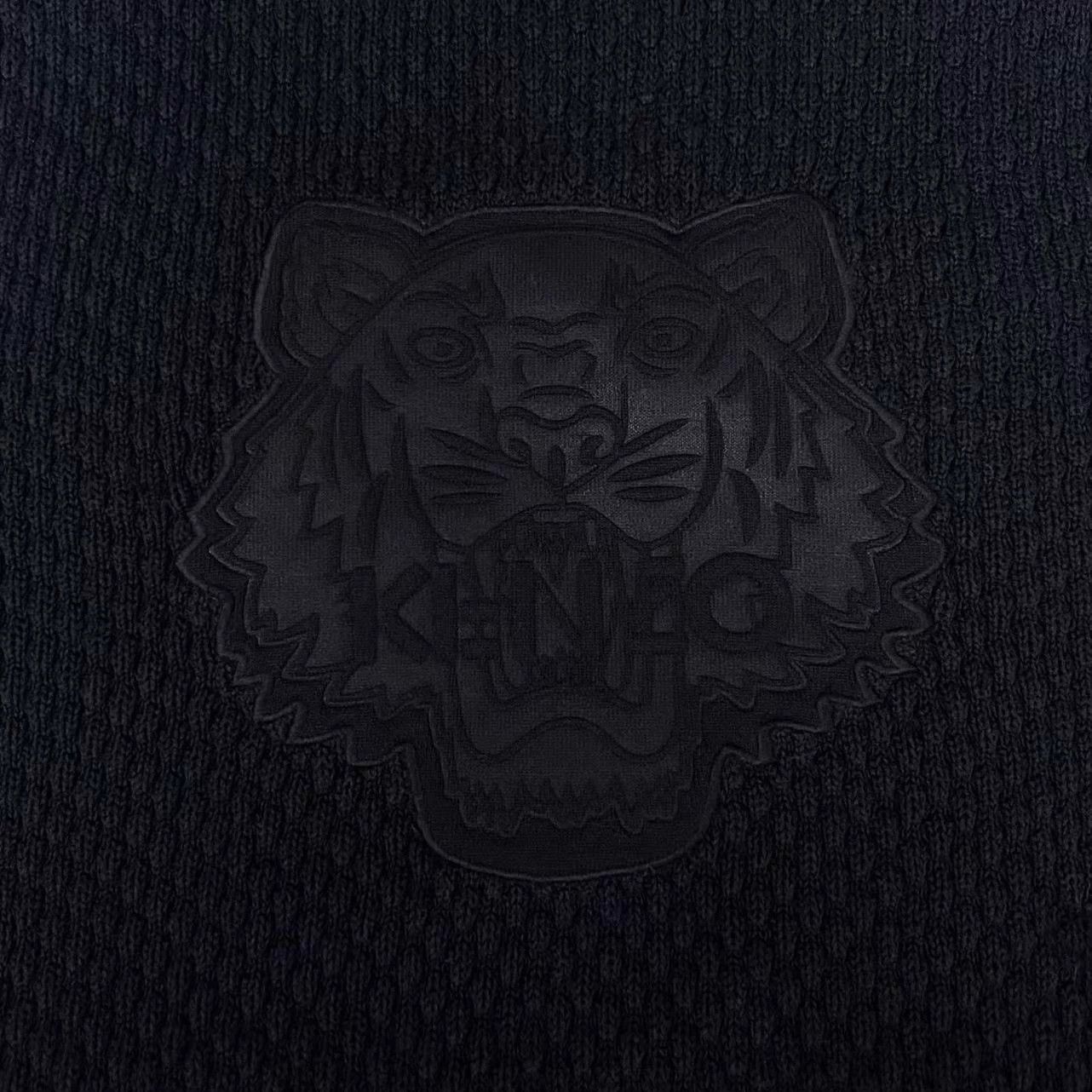 Kenzo Kenzo SS23 Black Tiger Logo Knit Sweater Unisex OS/XS Size US XS / EU 42 / 0 - 4 Thumbnail