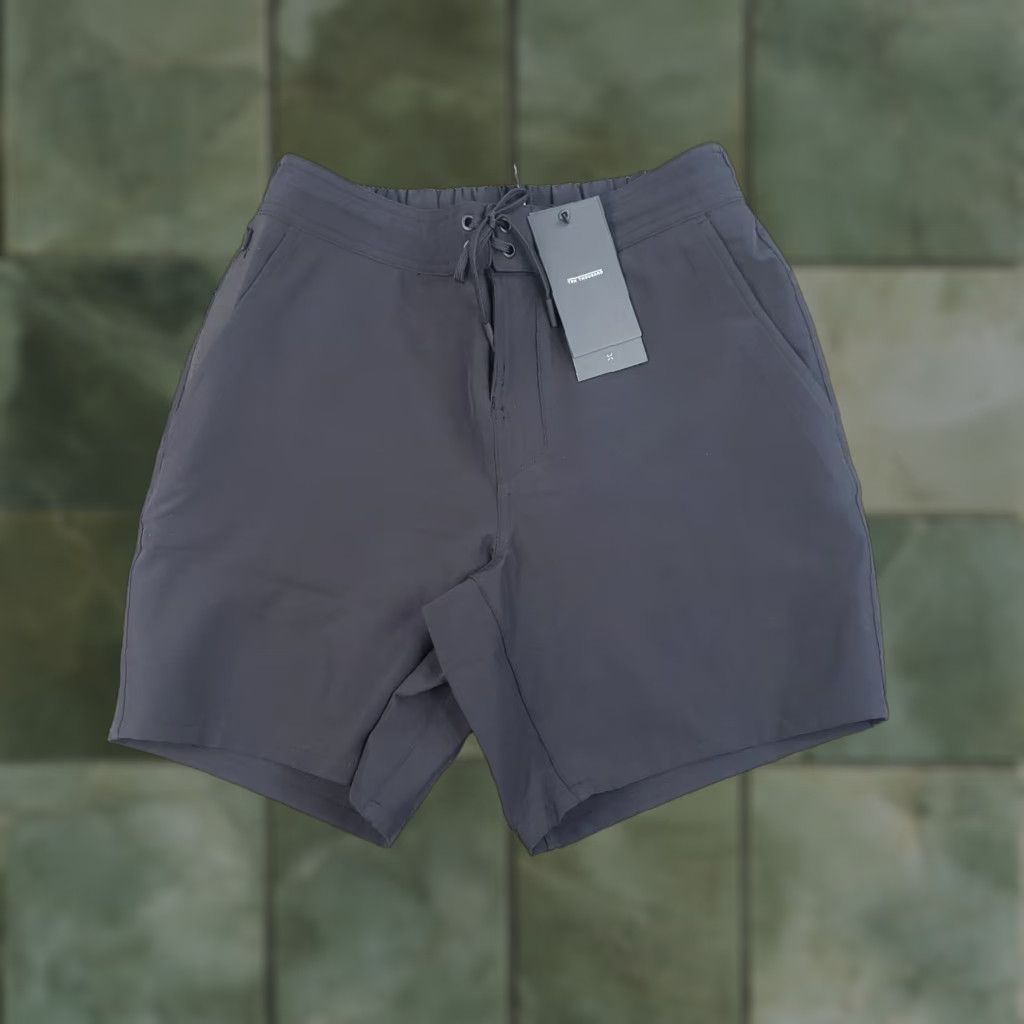 Ten Thousand Ten Thousand Mens Short Inseam 7 in Black Athletic Lightweight Breathable Drawstring Pockets 7 in Inseam XS S M L Size US 29 - 1 Thumbnail