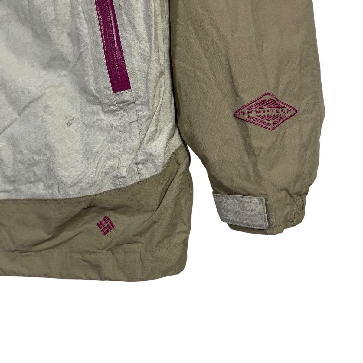 Columbia Vintage Columbia Omni-Tech Hooded Outdoor Rain Jacket Size L / US 10 / IT 46 - 8 Thumbnail